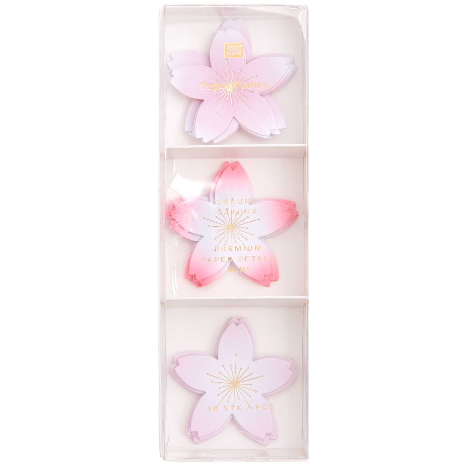 Paper Poetry Mini-Papierblüten Luxury Sakura 5-5,5cm 90 Stück von Rico Design
