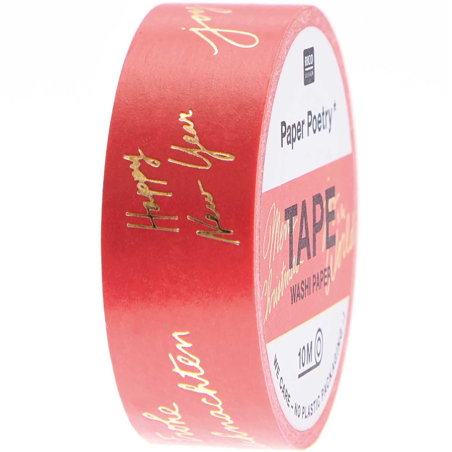 Paper Poetry Tape Handwriting 1,5cm 10m von Rico Design
