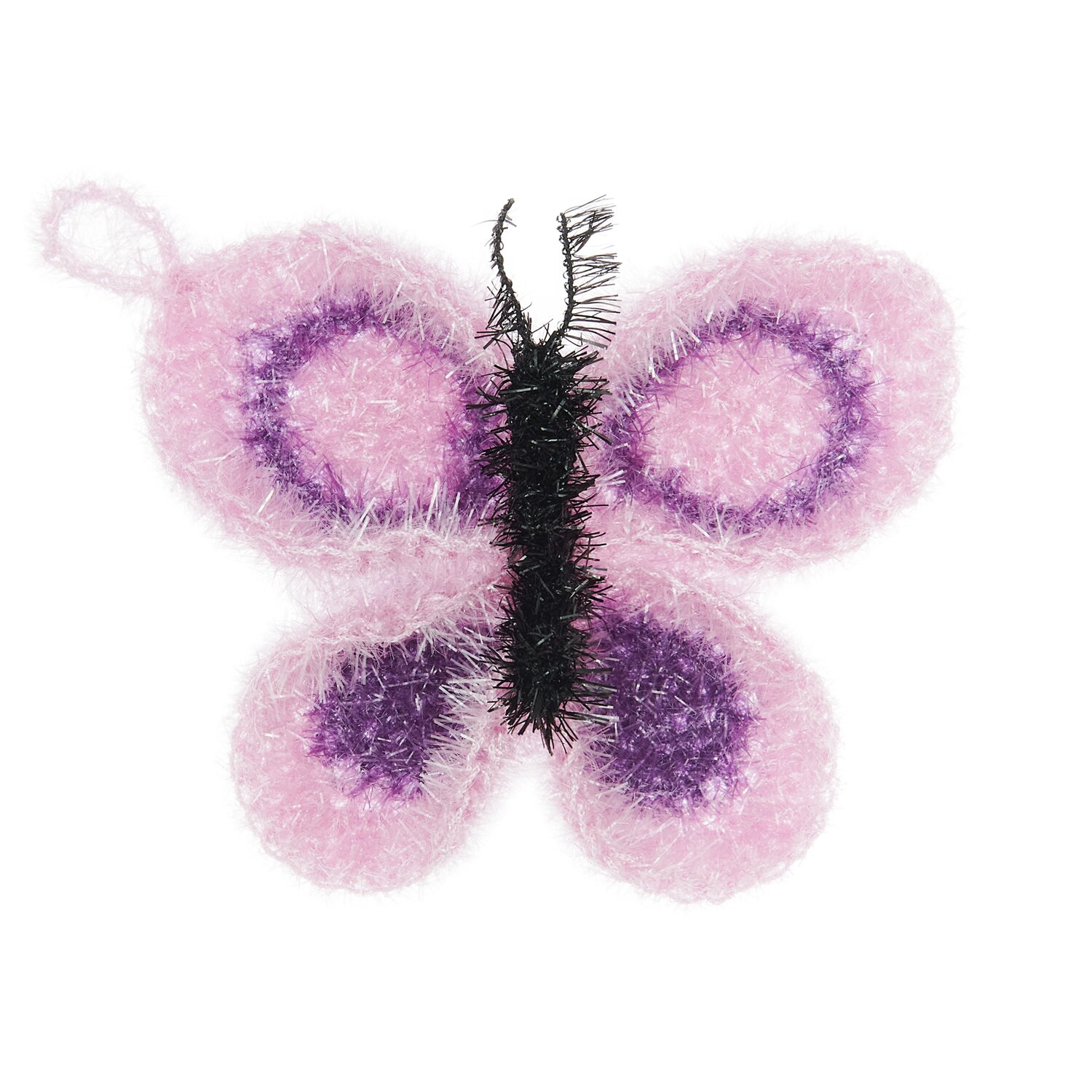Häkelset Creative Bubble Schmetterling von Rico Design Häkelset Creative Bubble Schmetterling von Rico Design: Rosa und lila Schmetterling aus flauschigem Garn. Ideal für kreative Bastelprojekte.