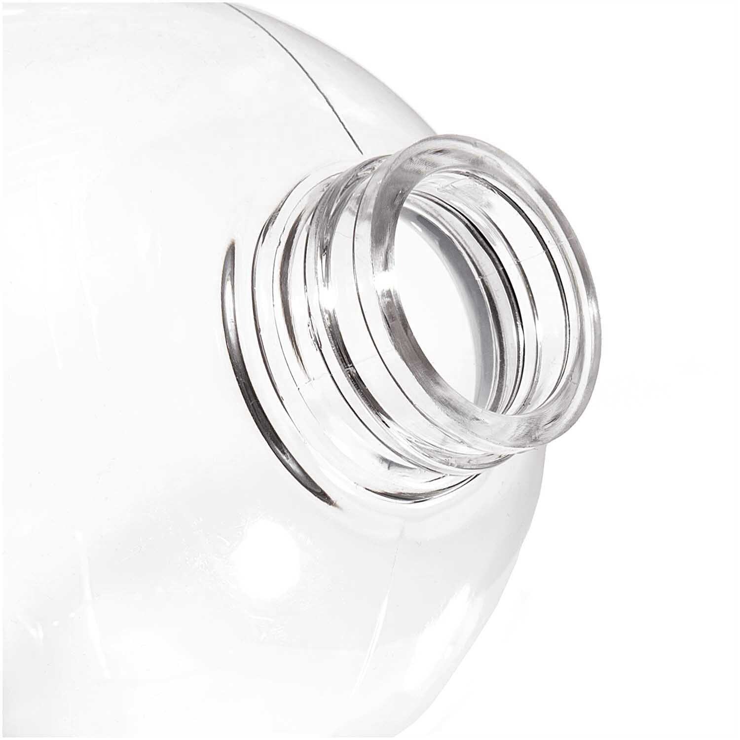 Weihnachtskugel aus Kunststoff 7cm von Rico Design Weihnachtskugel aus Kunststoff 7cm, transparent, von Rico Design. Nahaufnahme der Öffnung.