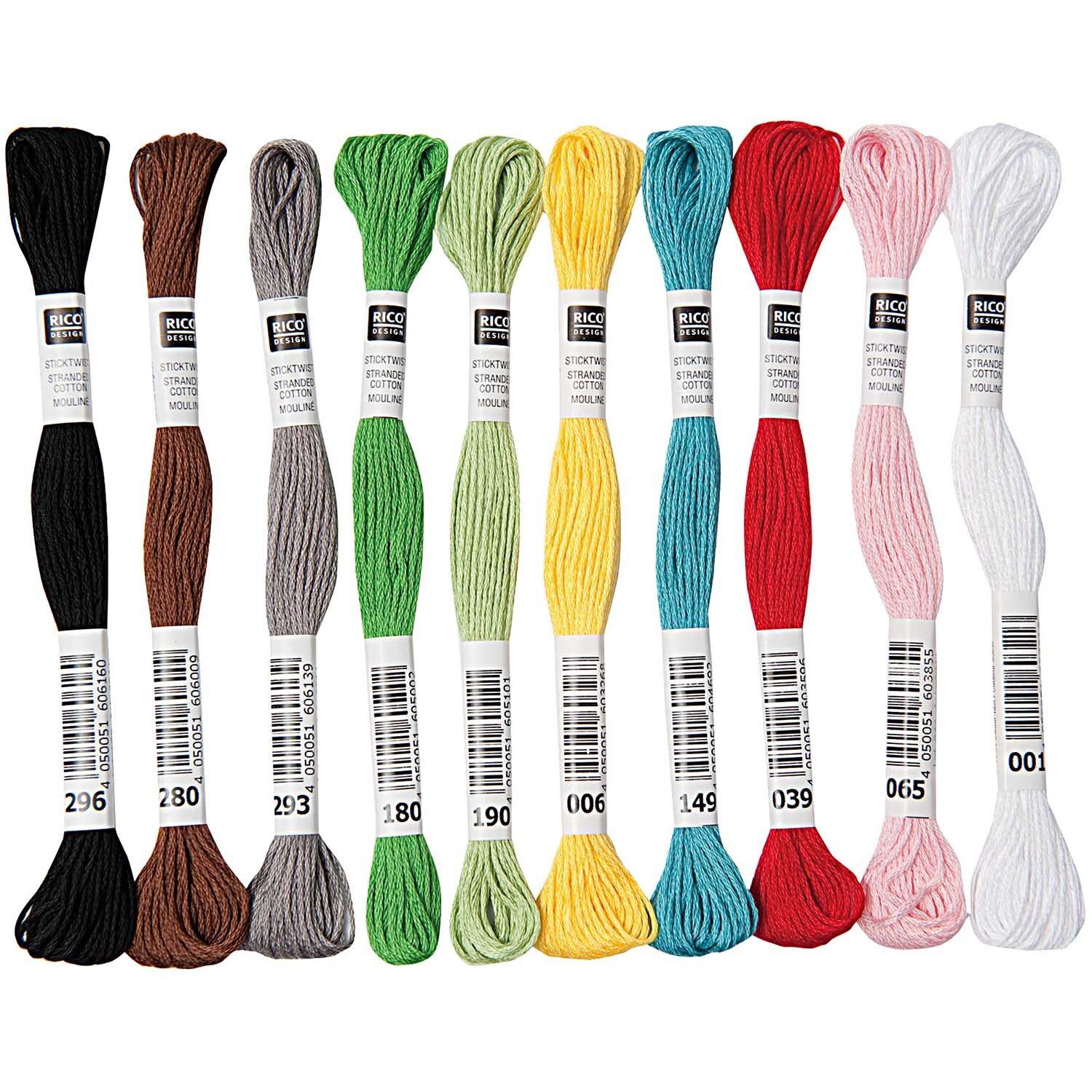 Set de fils à broder 10 pièces 10-teilig from Rico Design