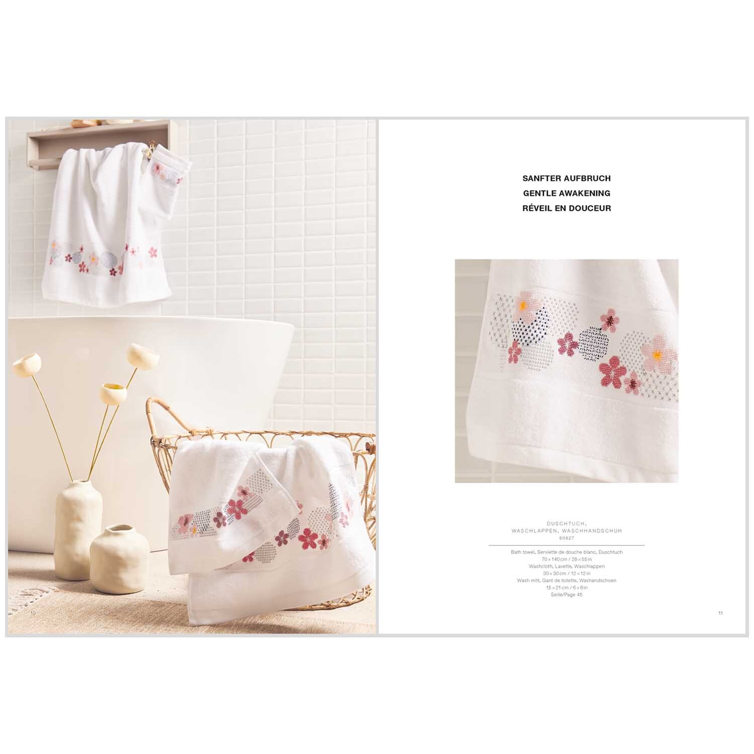 Livret de broderie Magie des fleurs de cerisier nr. 184 from Rico Design Livret de broderie Magie des fleurs de cerisier nr. 184 from Rico Design
