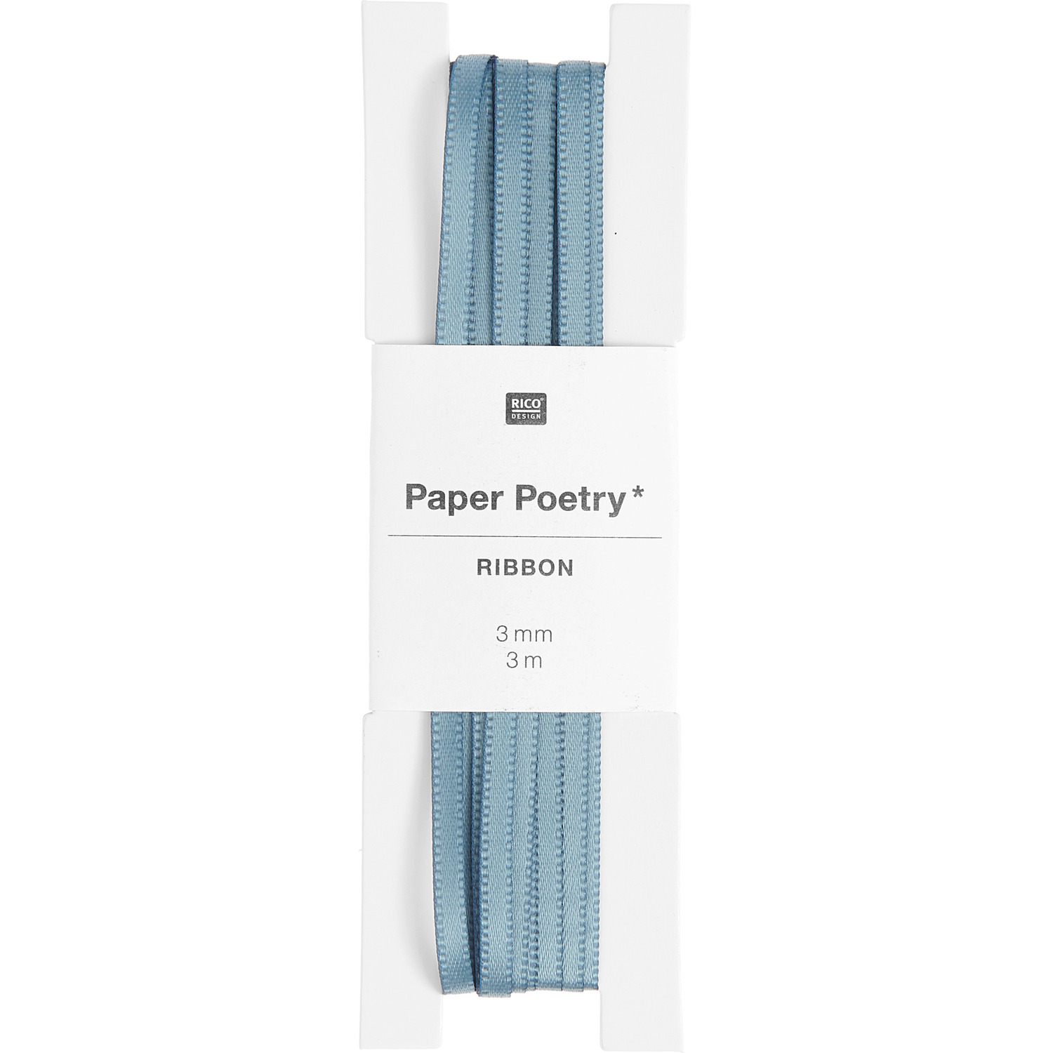 Paper Poetry Satinband 3mm 3m von Rico Design