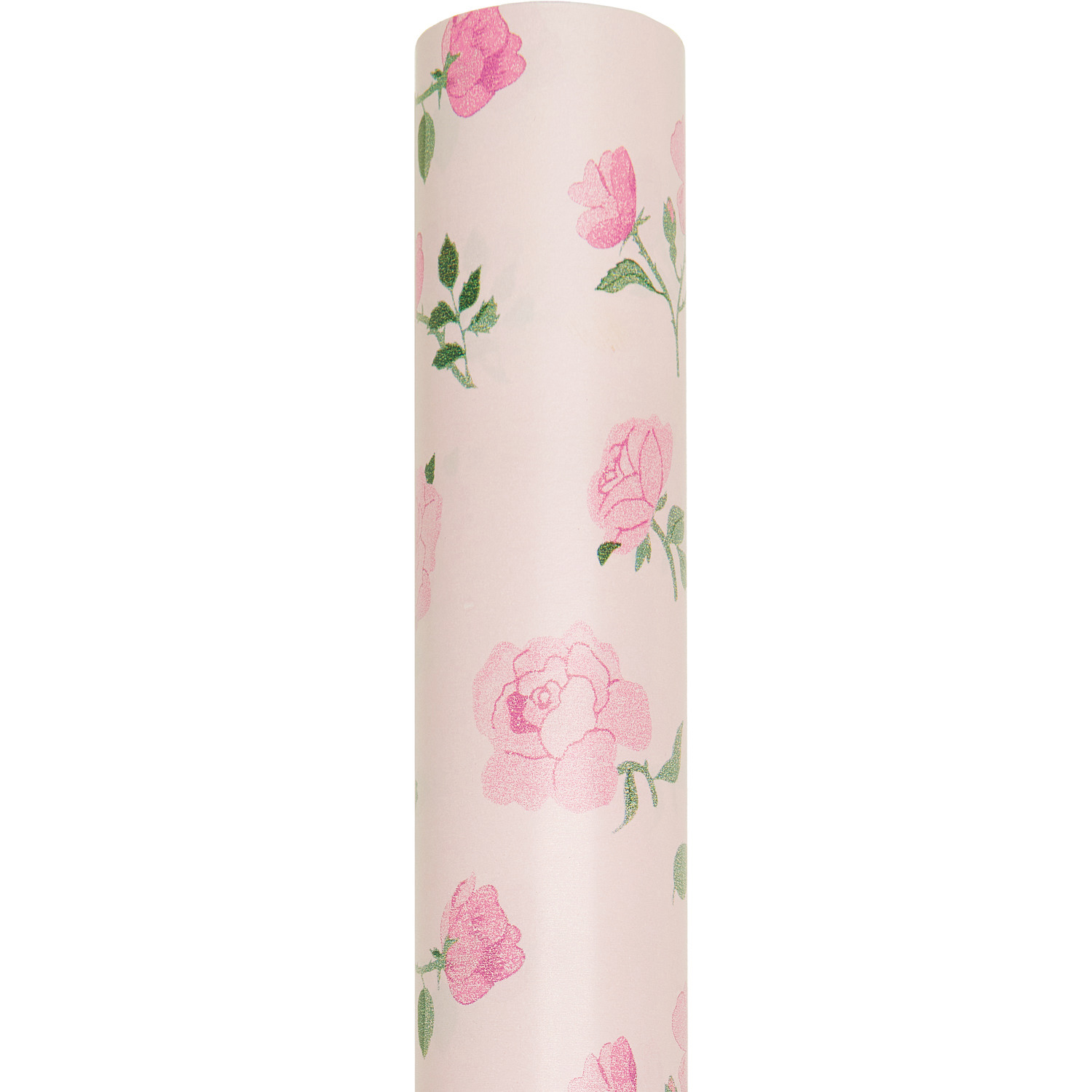 Geschenkpapier Rosen mit rosa Blumenmuster von Rico Design, ideal für stilvolle Verpackungen.