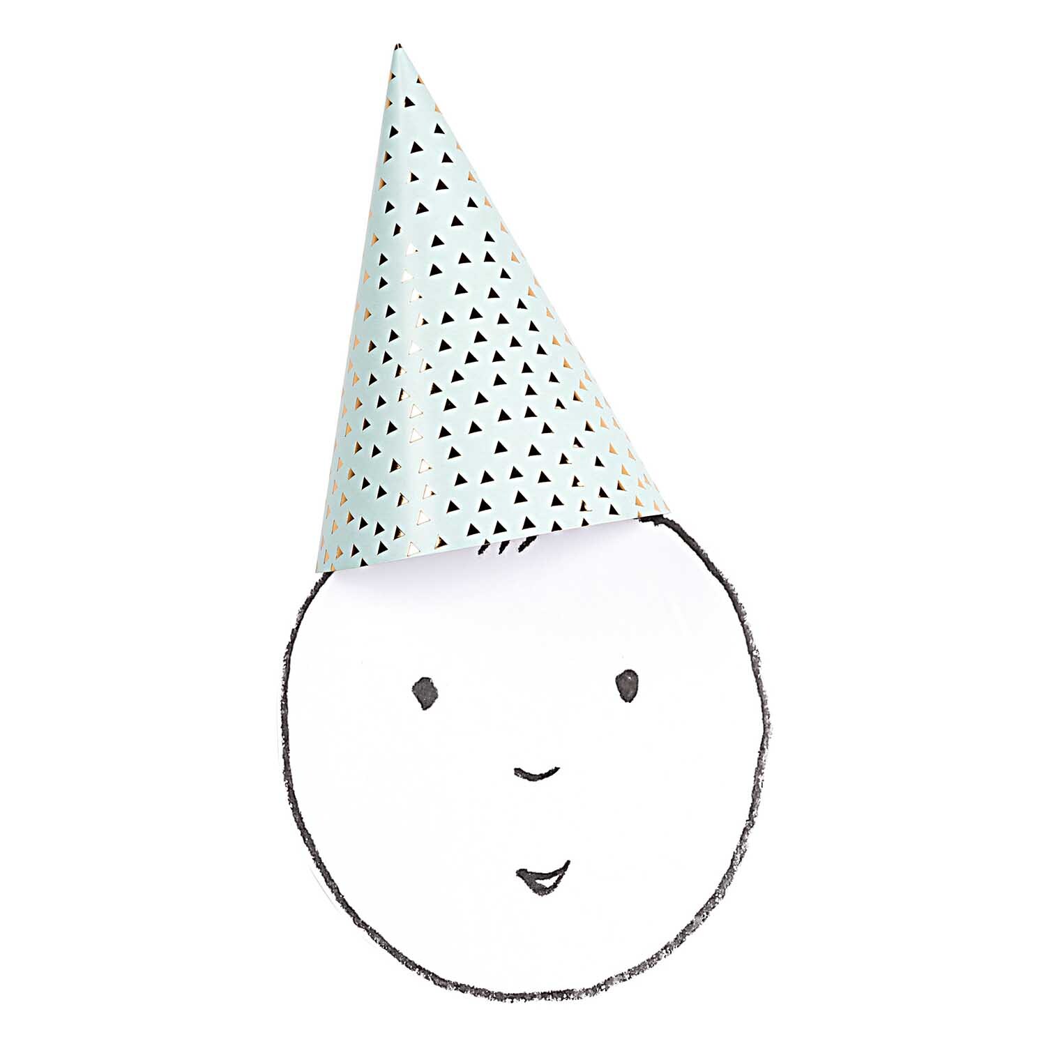 Partyhüte grafische Muster 20cm 8 Stück von Rico Design Partyhüte grafische Muster 20cm 8 Stück von Rico Design. Ein bunter Hut mit kleinen Dreiecken.
