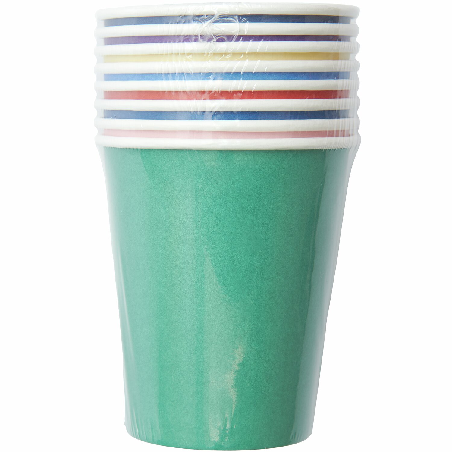 Pappbecher Magic Rainbow 250ml 8 Stück von Rico Design Pappbecher Magic Rainbow, 250ml, 8 Stück, gestapelt in verschiedenen Farben, von Rico Design.