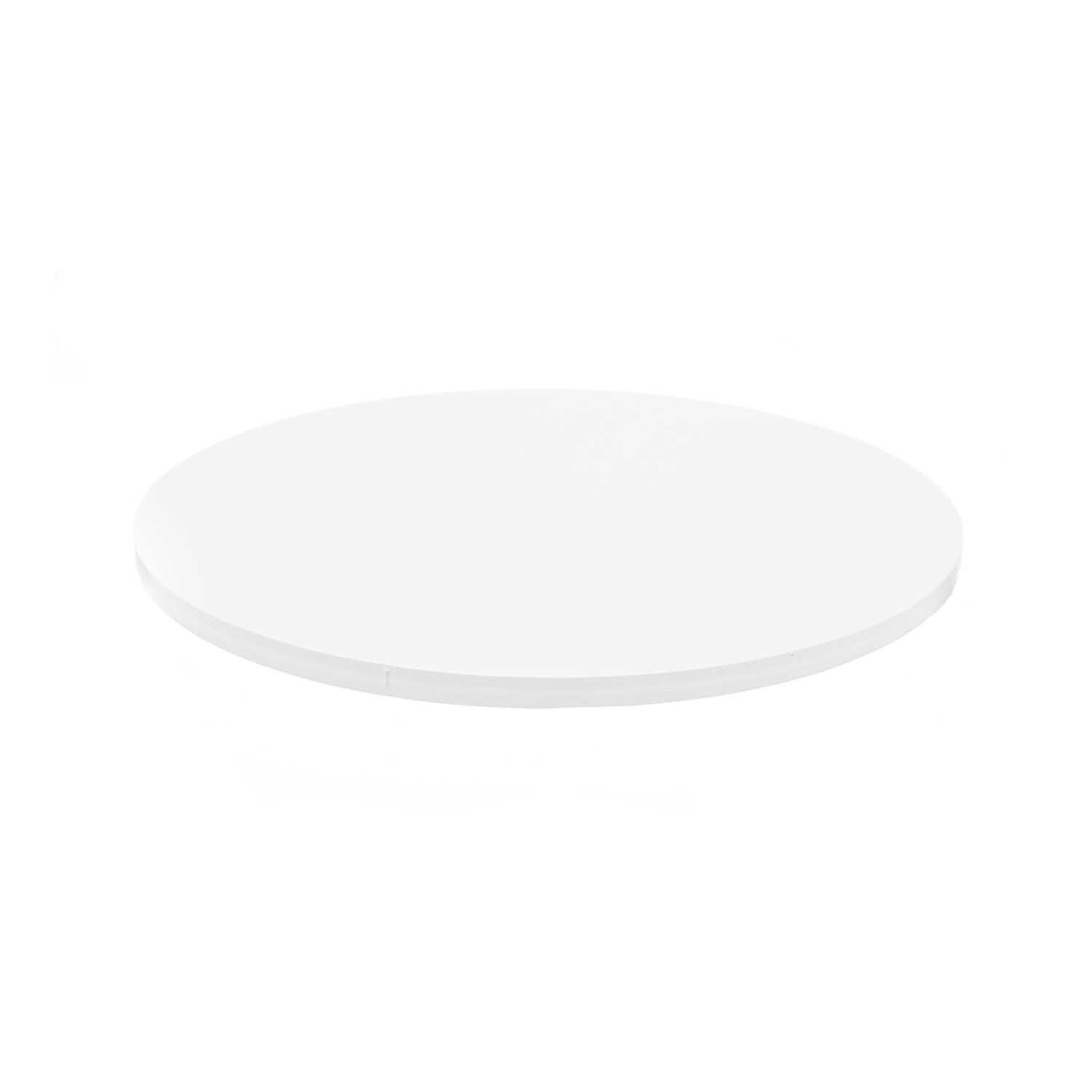 Foamboard rund weiß 10mm Größe 30cm von Rico Design Foamboard rund weiß 10mm von Rico Design, ideal für kreative Projekte, zeigt eine glatte, runde Oberfläche.
