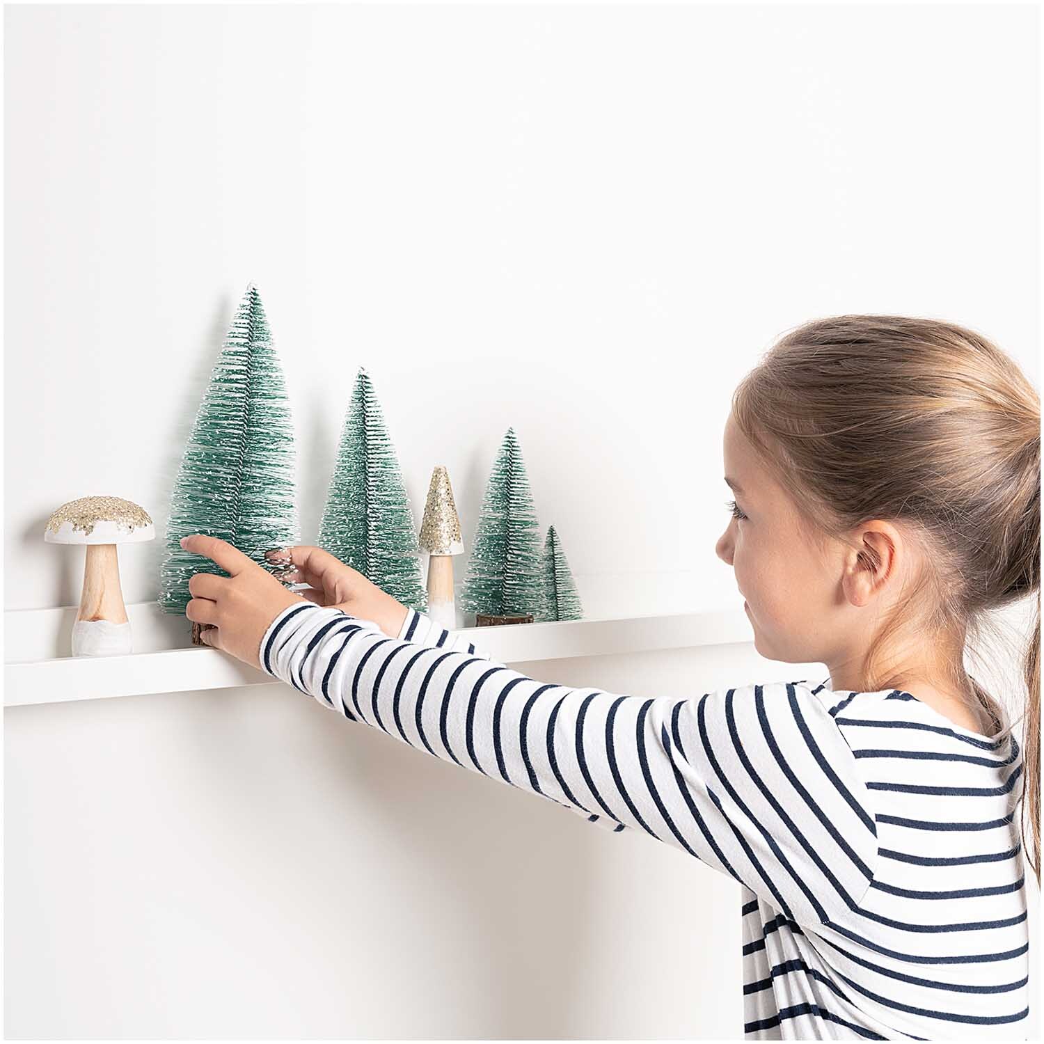 Holzpilz mit Glitter gold von Rico Design