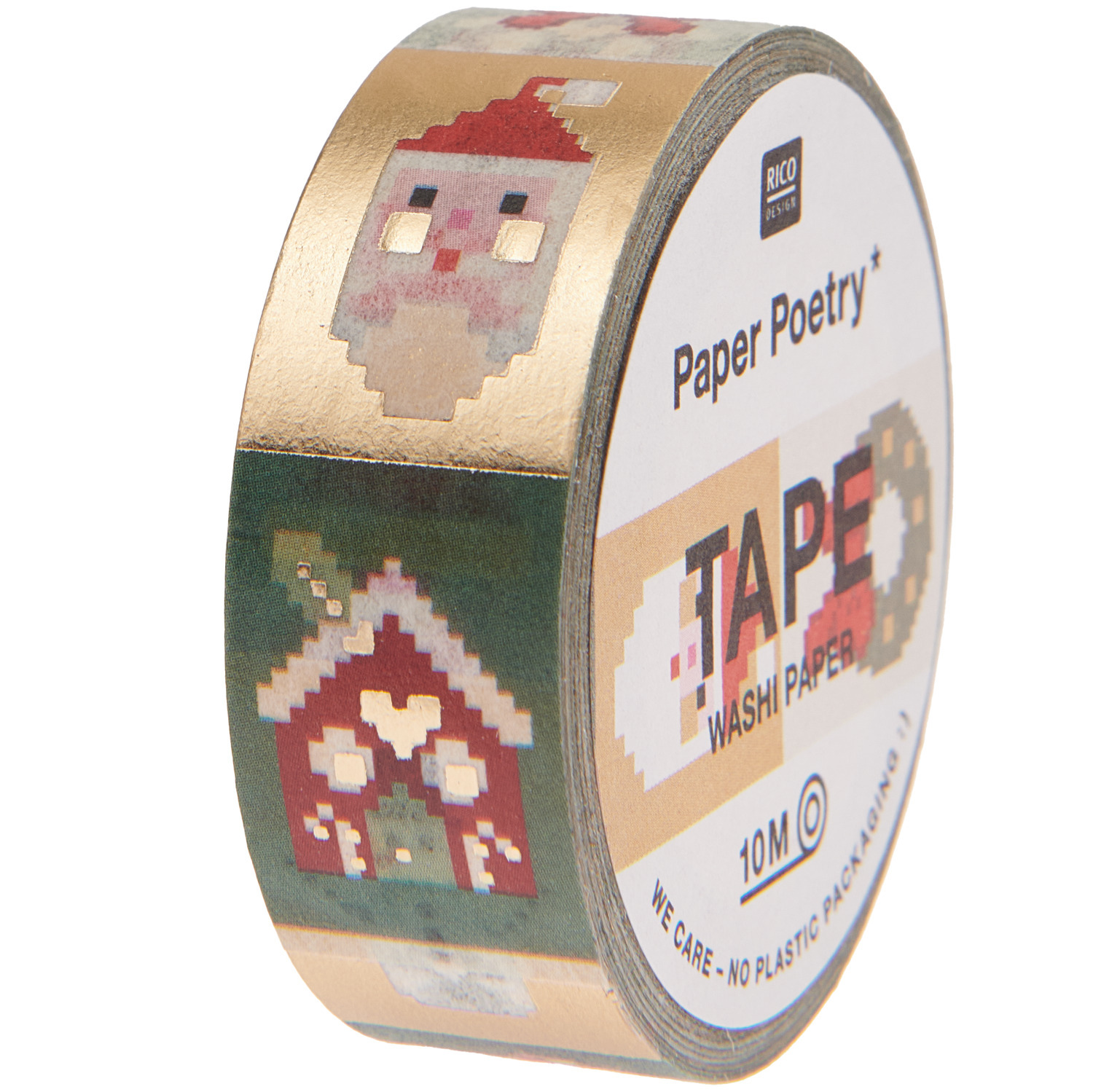 Paper Poetry Tape Put a Bow on It Pixel 1,5cmx10m von Rico Design