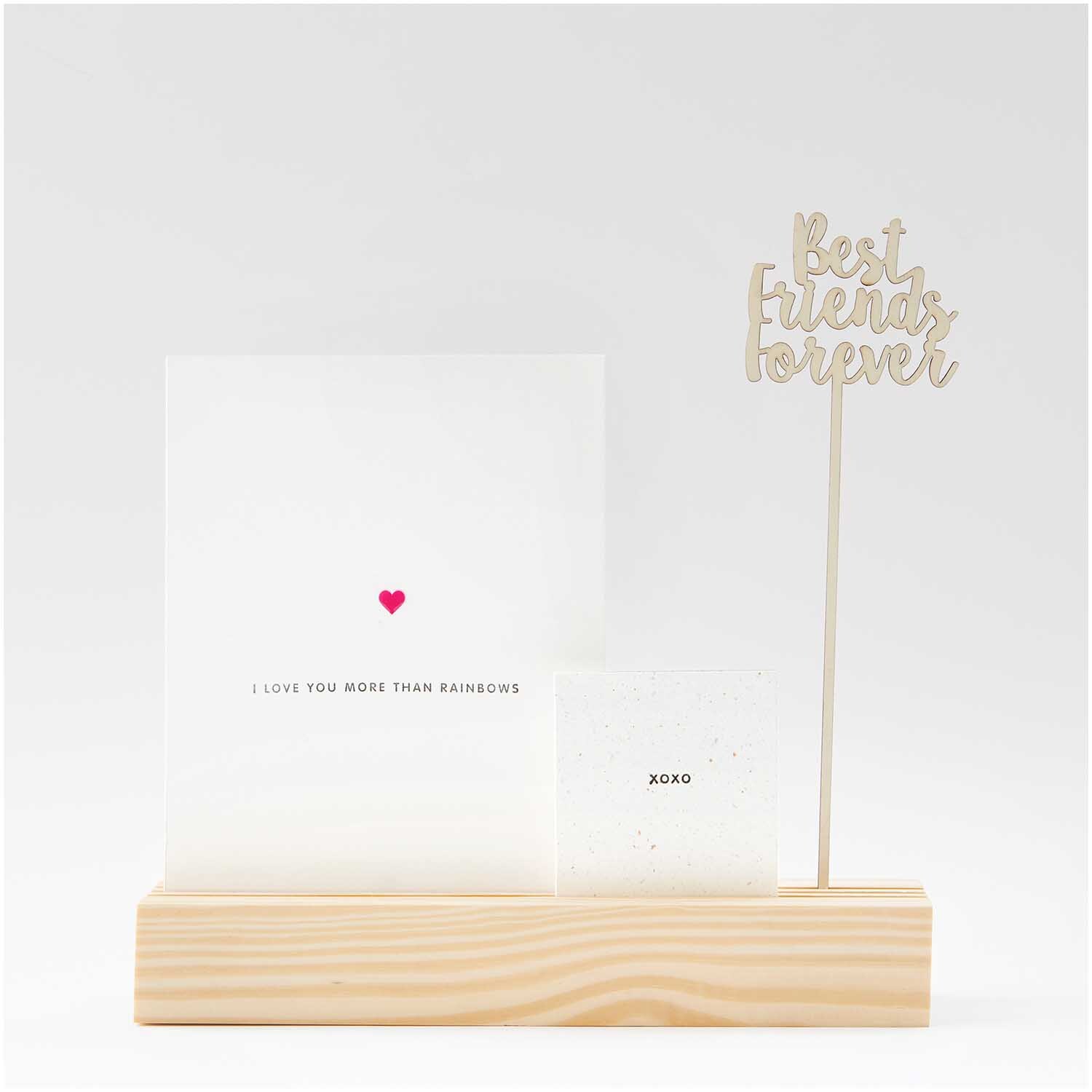 Holzpicker Best Friends Forever 23,5x6,5cm von Rico Design