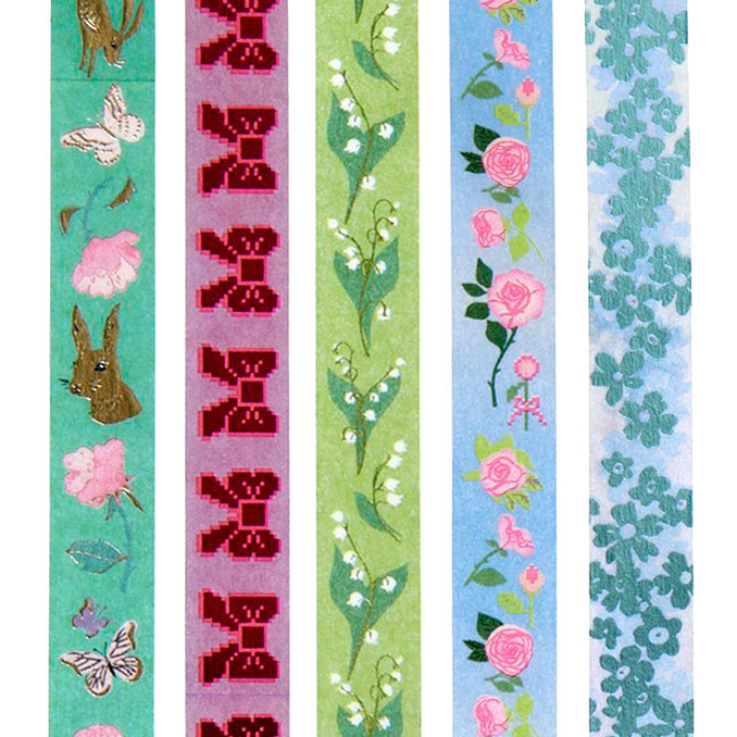 Paper Poetry Tape Set La Vie En Rose Grün/Blau 5-teilig von Rico Design Paper Poetry Tape Set La Vie En Rose Grün/Blau, 5-teilig, mit floralen und tierischen Mustern auf buntem Hintergrund. Ideal für kreative Projekte.