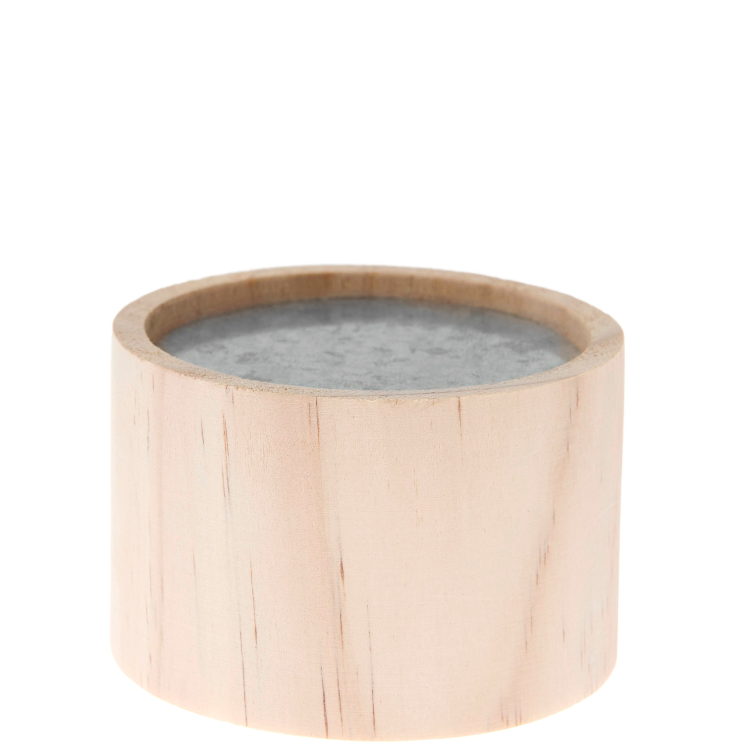 Holz-Kerzenhalter Natur, Ø8,5cm, von Rico Design. Schlichter, zylindrischer Halter aus hellem Holz für stilvolle Dekoration.