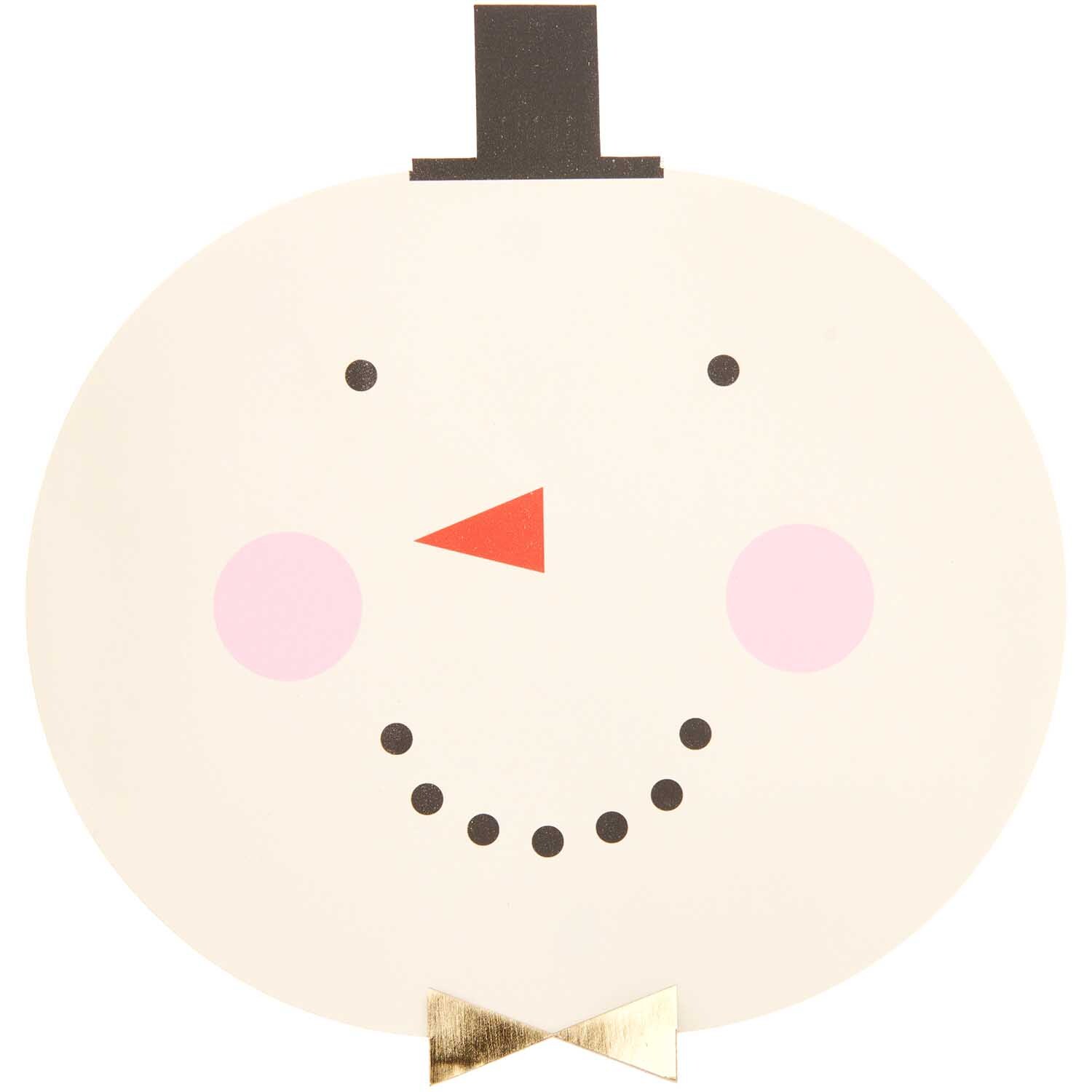 Paper Poetry Vasencover Schneemann 18x18cm von Rico Design Paper Poetry Vasencover Schneemann zeigt ein lächelndes Schneemann-Gesicht mit schwarzem Hut und rosa Wangen. Ideal für winterliche Dekorationen.