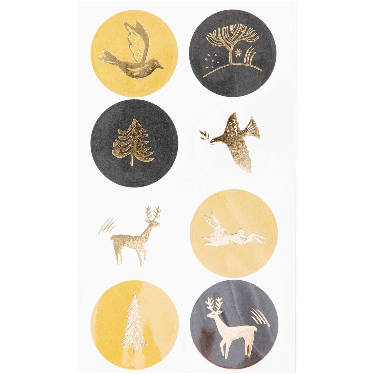 Paper Poetry Sticker Nostalgic Christmas weiß 76 Stück von Rico Design