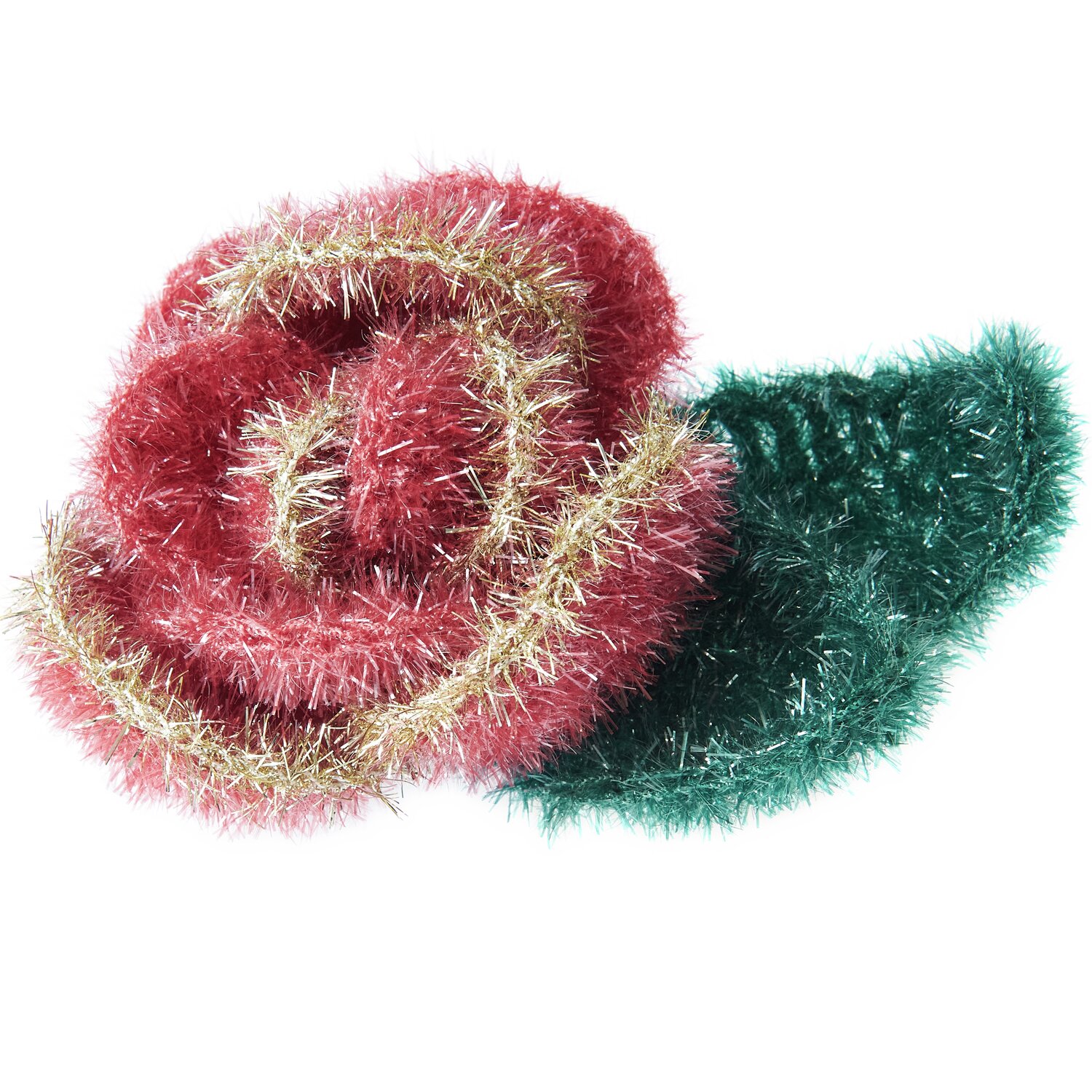 Häkelset Creative Bubble Rose Romantic von Rico Design Häkelset Creative Bubble Rose Romantic von Rico Design: Flauschige, rosafarbene Rose mit grünen Blättern, ideal für kreative Projekte.