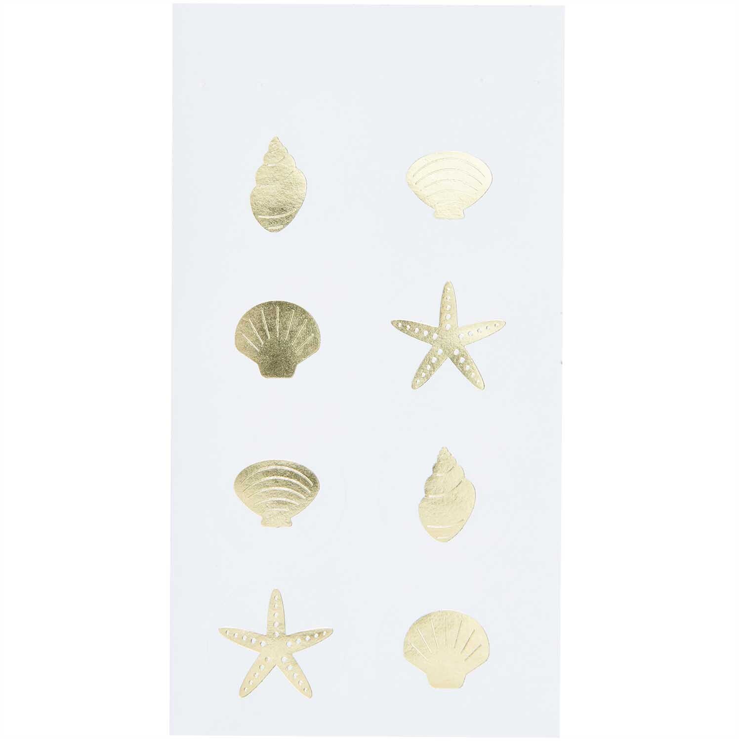 Paper Poetry Sticker Muscheln 4 Blatt von Rico Design