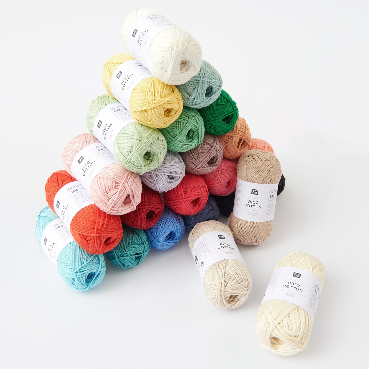 Creative Cotton Fleece dk 100g 250m Couleur Buttermilch from Rico Design Creative Cotton Fleece dk 100g 250m Couleur Buttermilch from Rico Design