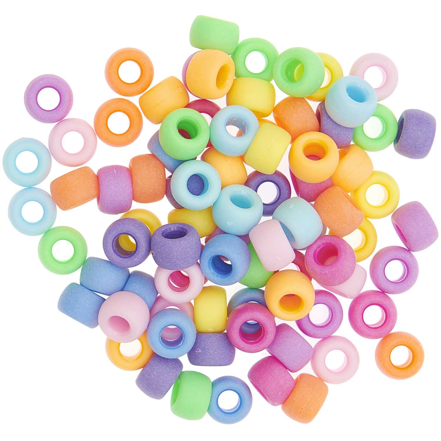 itoshii - Ponii Beads Matt Mix 9x6mm 80 Stück von Rico Design itoshii - Ponii Beads Matt Mix 9x6mm 80 Stück, bunte Perlen von Rico Design in verschiedenen Farben, ideal für kreative Bastelprojekte.