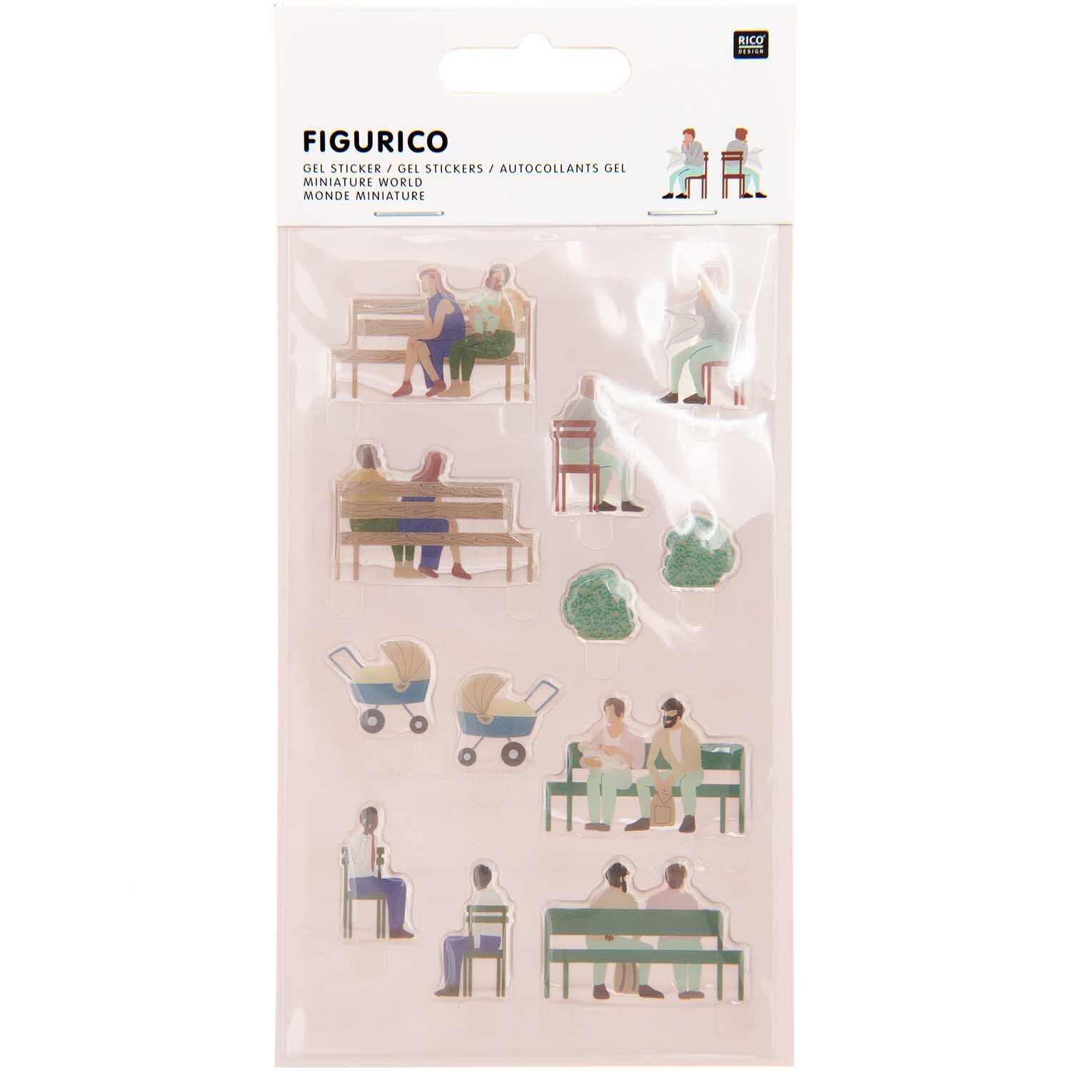 Figurico Gelsticker Parkbänke von Rico Design