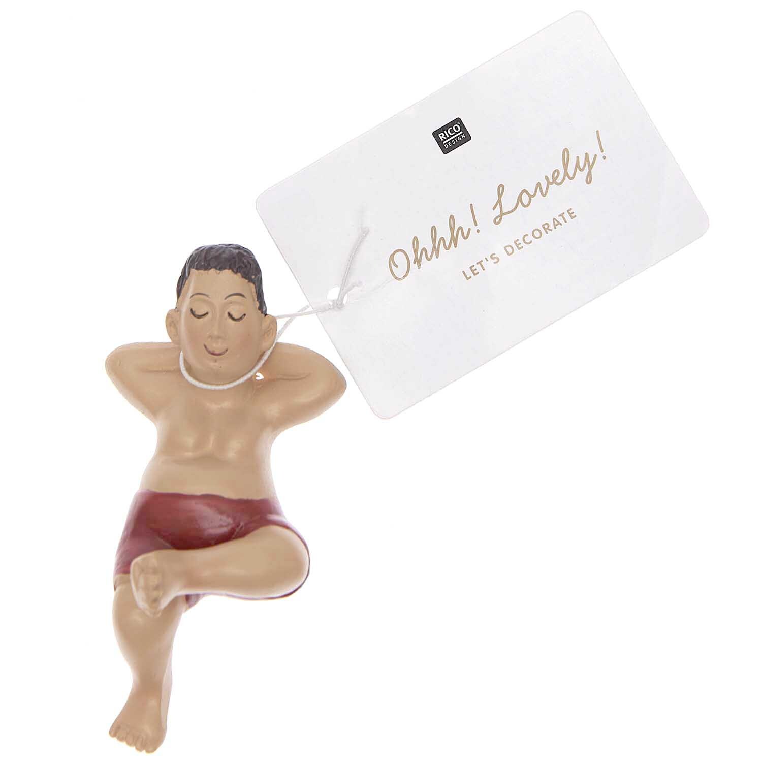 Figurine de décoration Vacancier 8x5cm from Rico Design