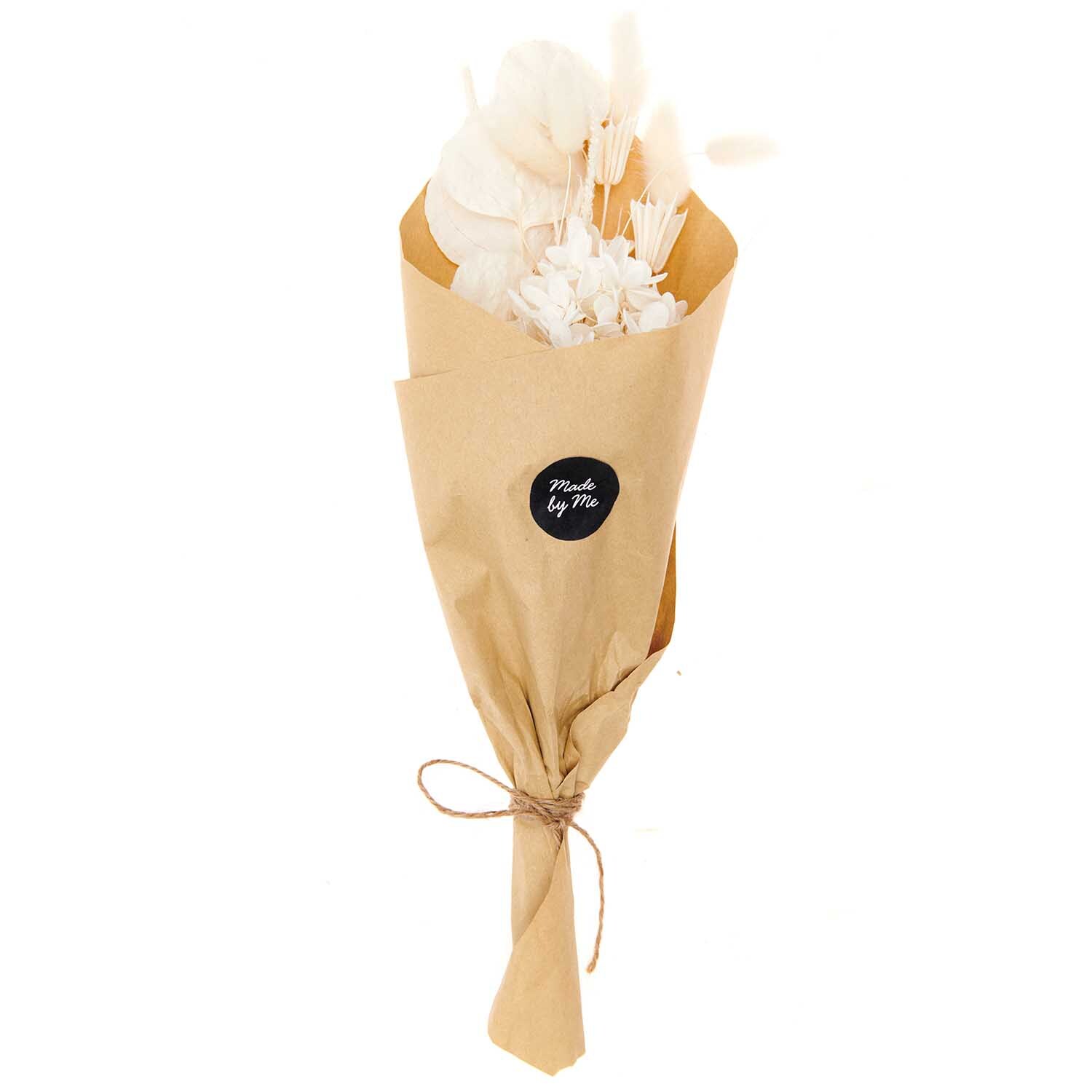 Trockenblumenstrauß natur-weiß 30cm 13-teilig von Rico Design