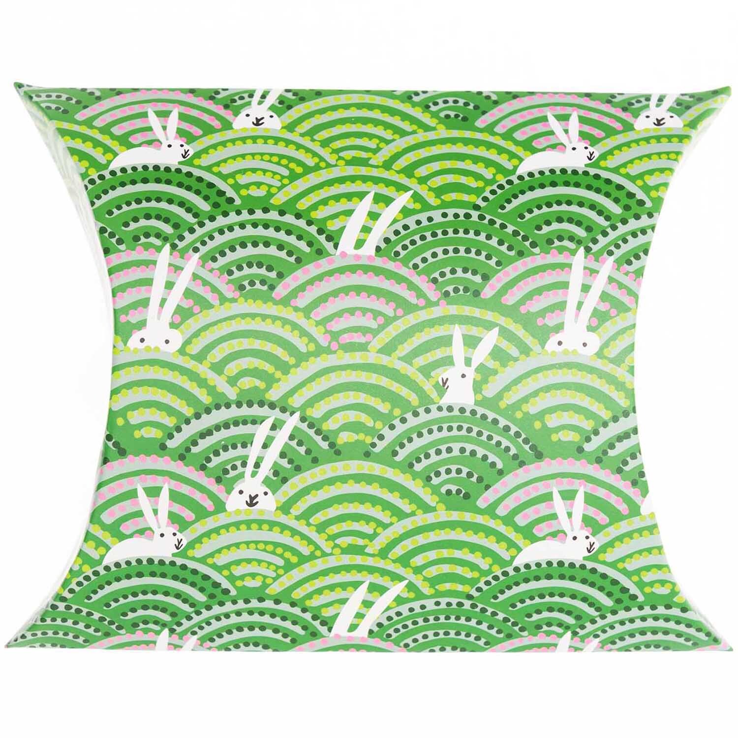 Paper Poetry Geschenkschachteln Bunny Hop 6 Stück von Rico Design Paper Poetry Geschenkschachteln Bunny Hop mit grünem Muster und weißen Hasen von Rico Design. Ideal für Ostergeschenke.