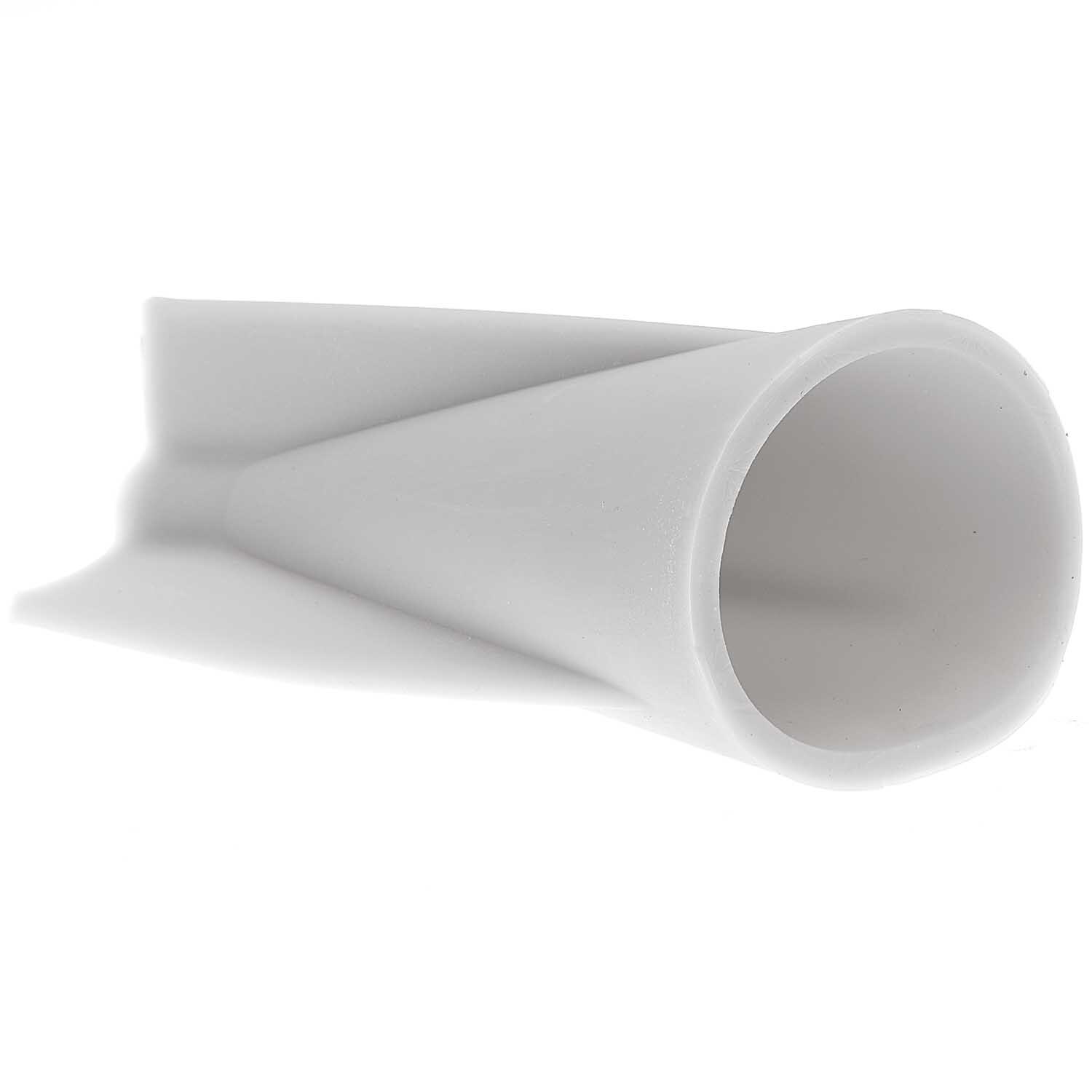 Kerzengießform Kegel 75x75x150mm von Rico Design in Weiß, ideal zum Herstellen von Kegelkerzen.