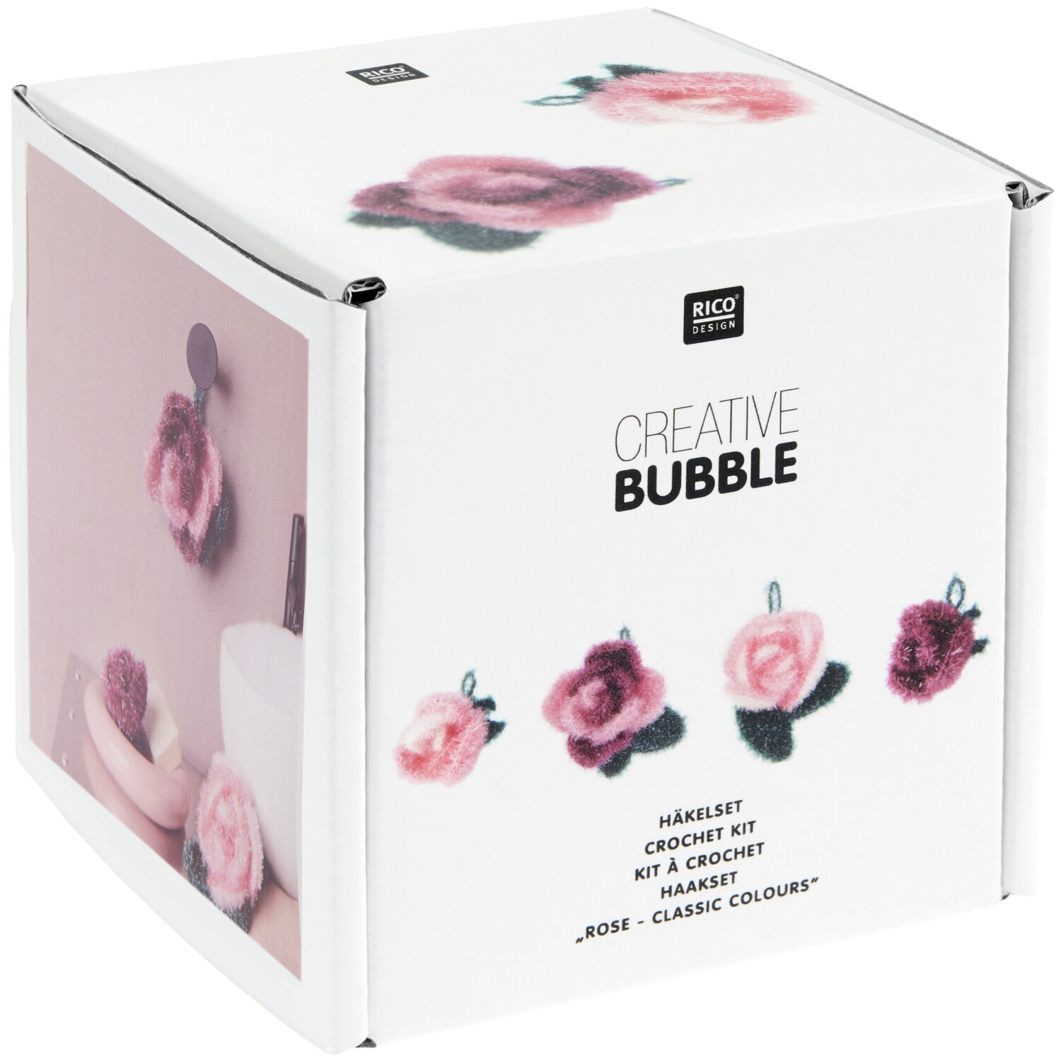 Häkelset Creative Bubble Rose Classic  von Rico Design