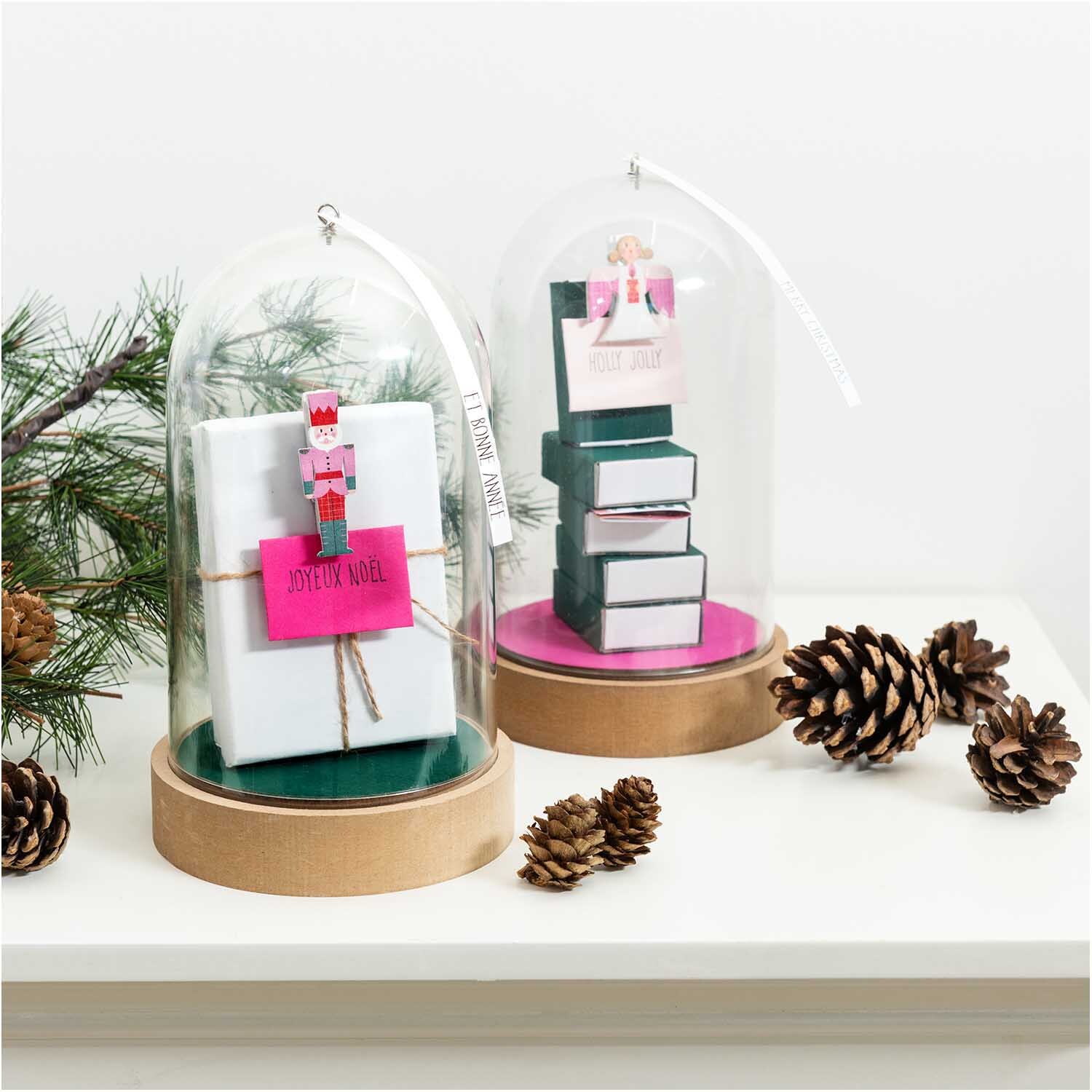 Streichholzschachtelset groß 11x6,3x2cm weiß 12 Stück von Rico Design