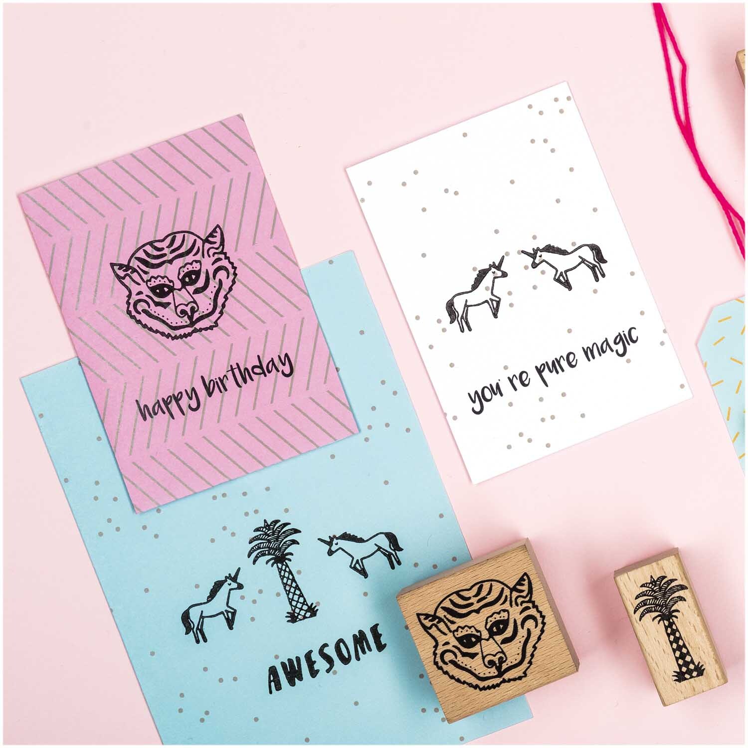 Paper Poetry stamp set Wonderland 6 pieces from Rico Design Paper Poetry stamp set Wonderland 6 pieces from Rico Design