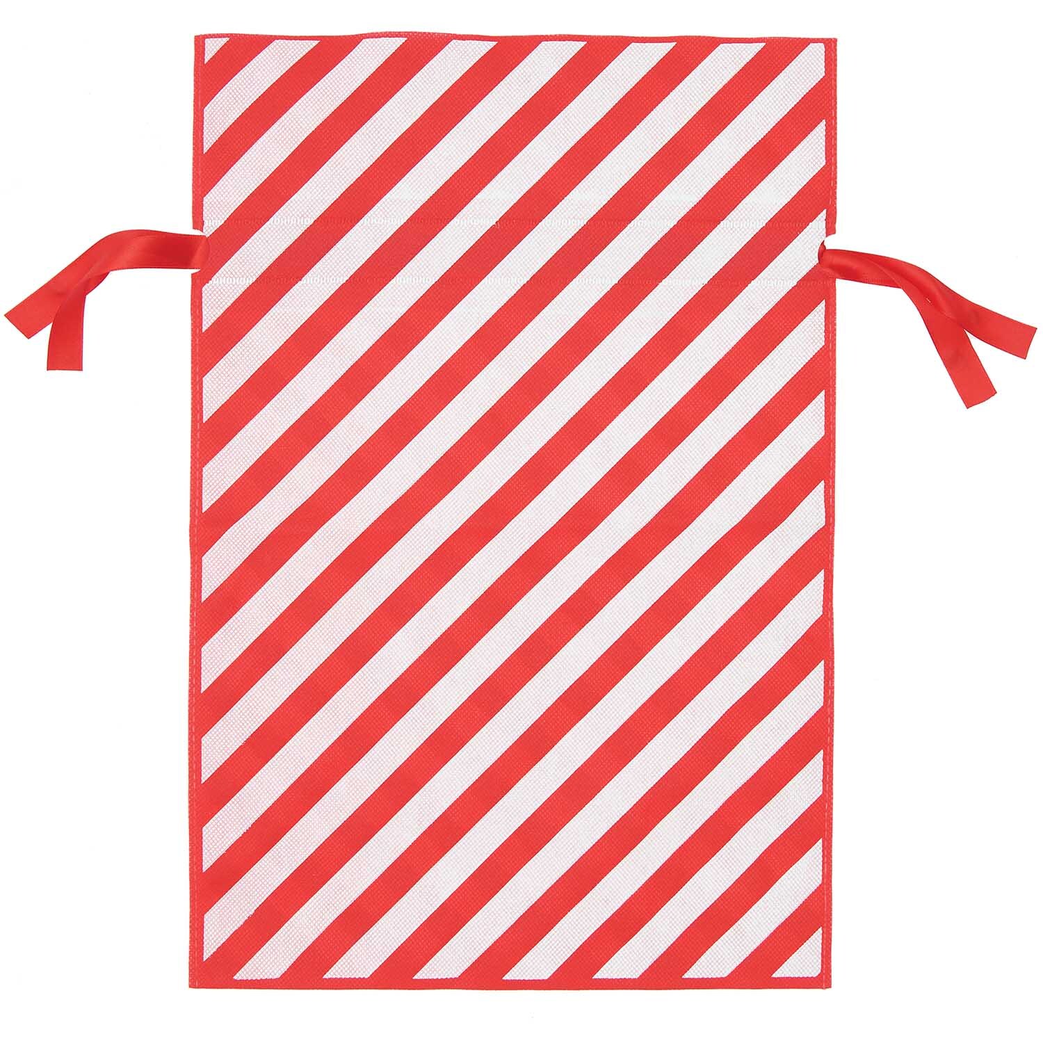 Paper Poetry Geschenktasche rot-weiß 30x45cm von Rico Design