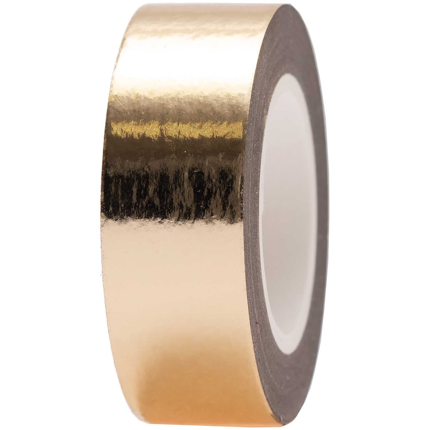 Paper Poetry Tape Metallic 15mm 10m Farbe Gold von Rico Design Paper Poetry Tape Metallic 15mm 10m von Rico Design in glänzendem Gold, ideal für kreative Bastelprojekte.