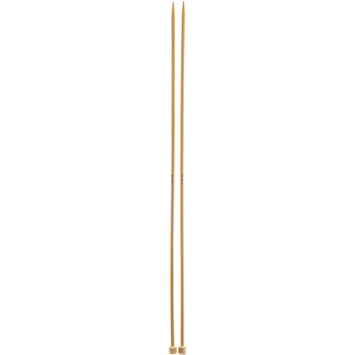 Jacket knitting needles 33cm bamboo