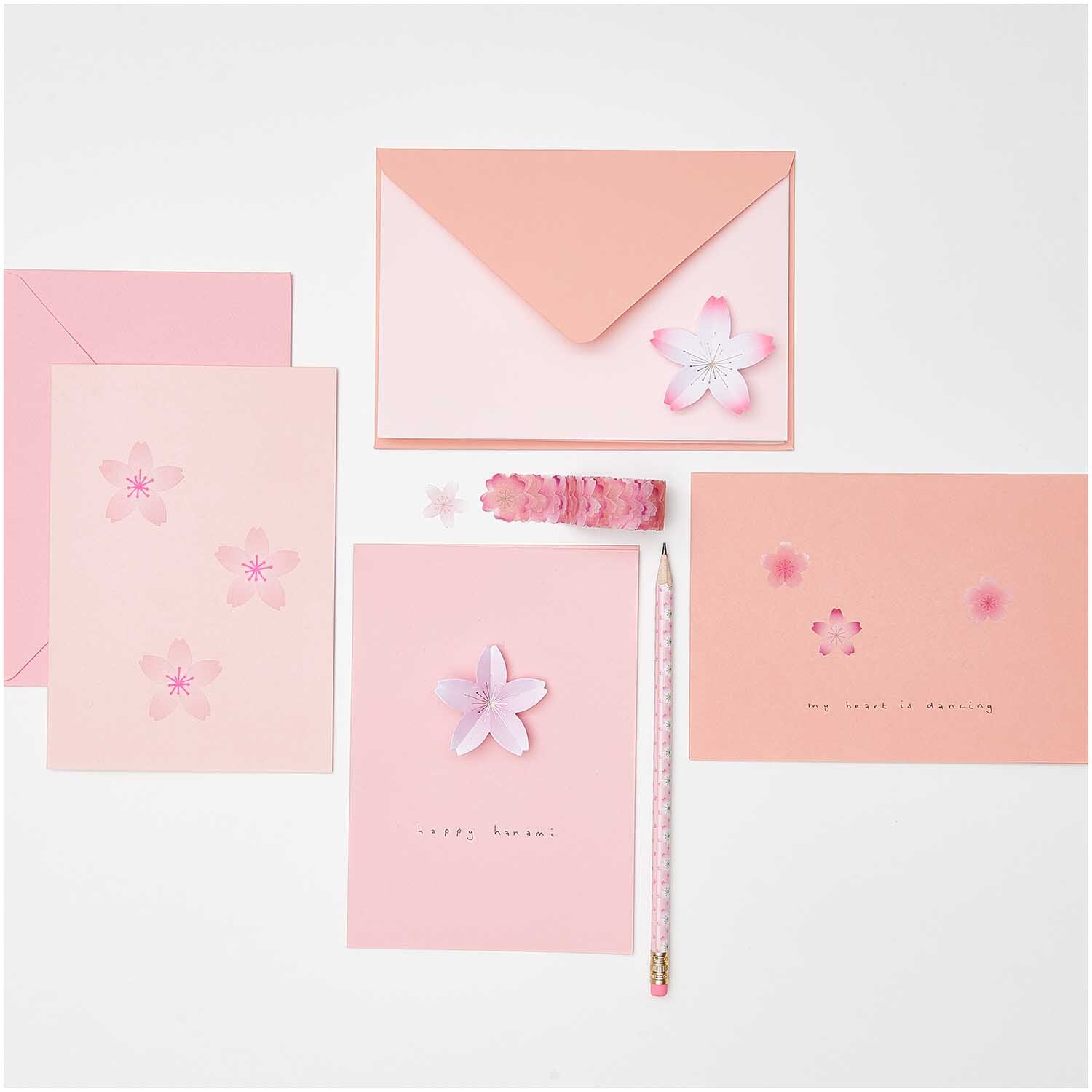 Paper Poetry Kartenset Sakura Mix B6/B6 24-teilig von Rico Design