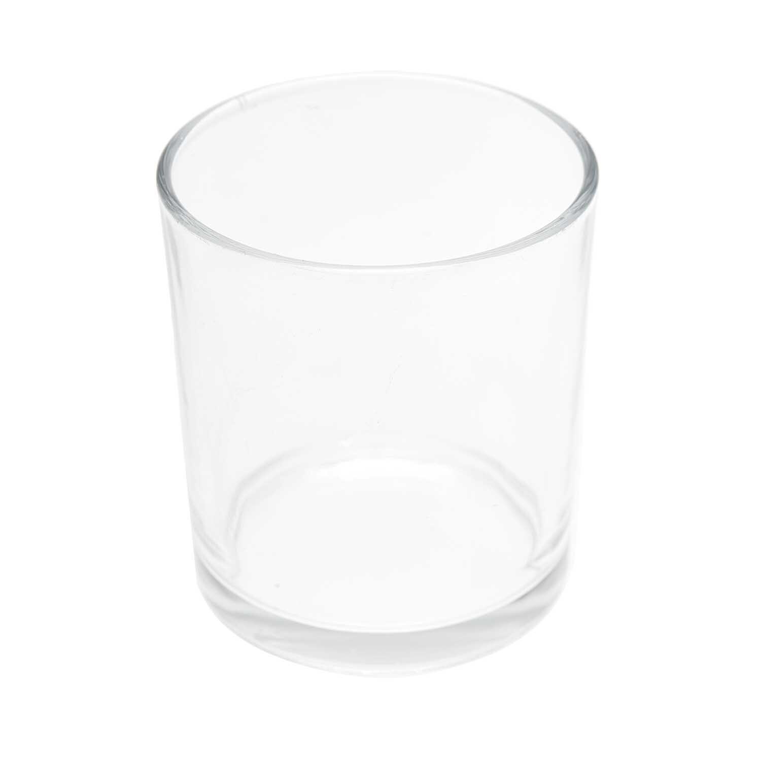 Kerzenglas Größe 6,1x7,5cm von Rico Design Kerzenglas von Rico Design, transparentes Glas, ideal für dekorative Kerzenarrangements.