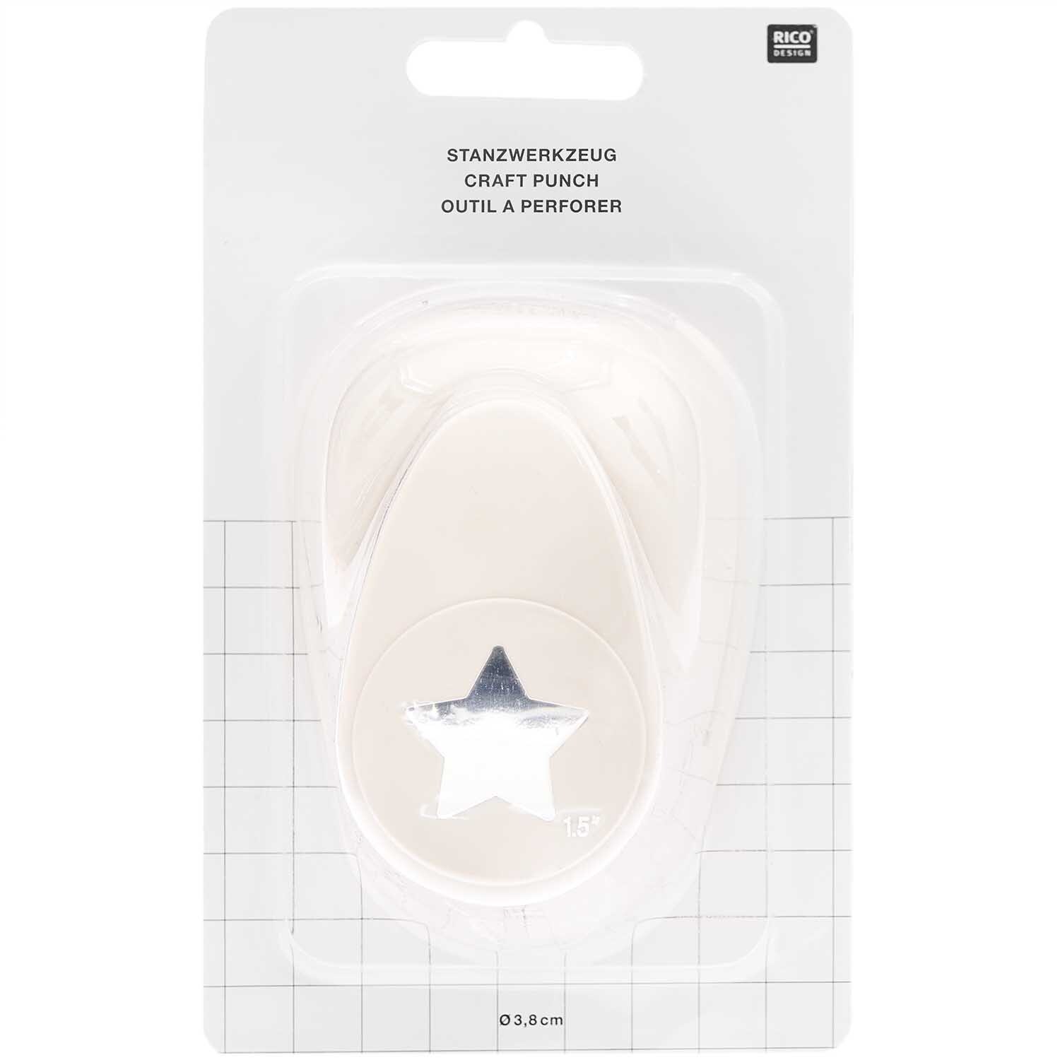 Paper Poetry Stanzer Stern 3,8cm von Rico Design