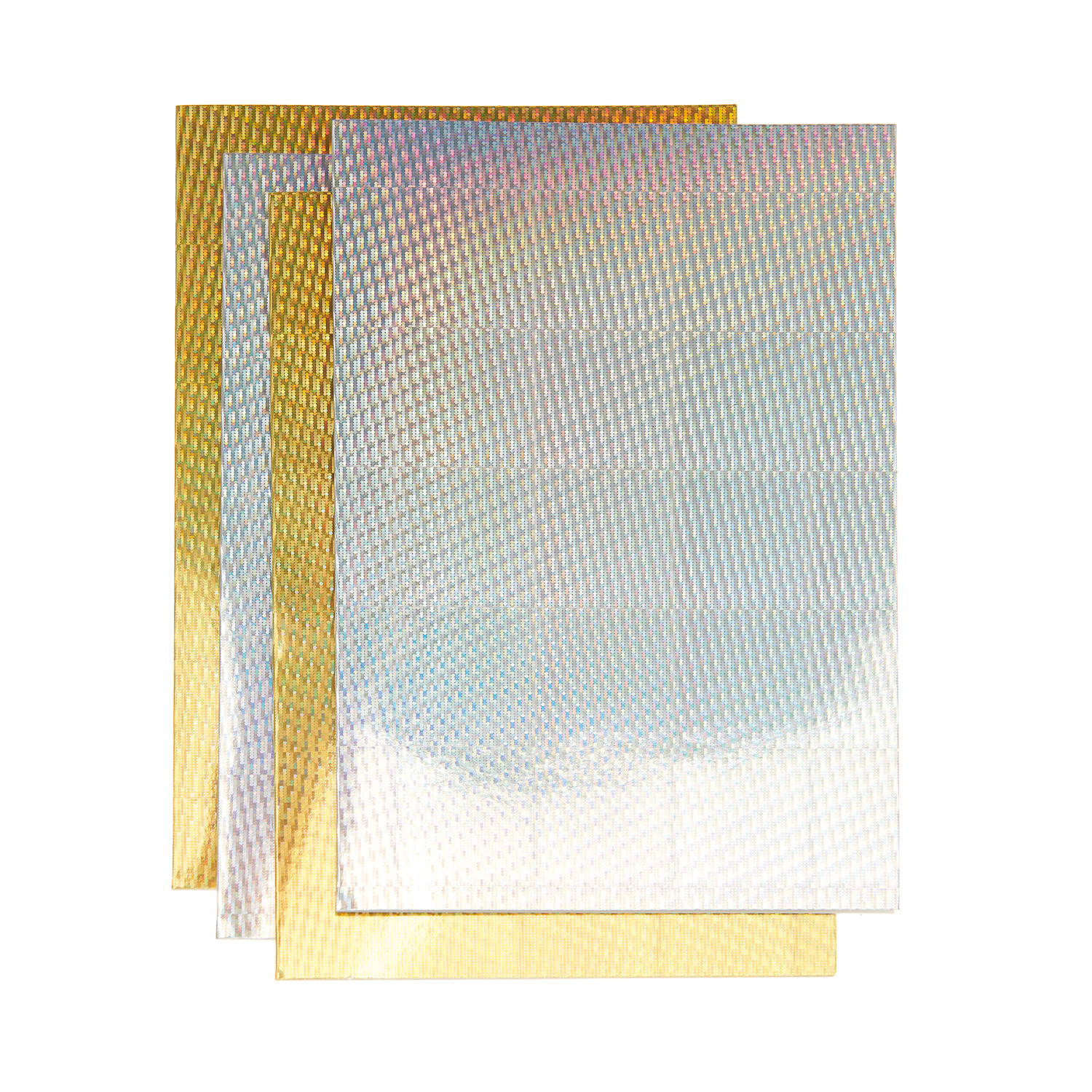 Paper Poetry Kartenset in Gold und Silber von Rico Design, 20-teilig, zeigt glänzende Karten.