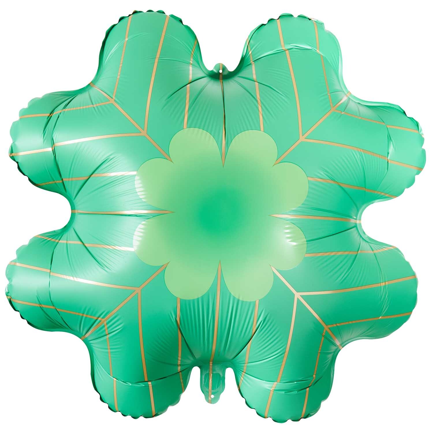 Folienballon Kleeblatt 70cm, grün, von Rico Design. Ideal für Dekorationen und Feiern.