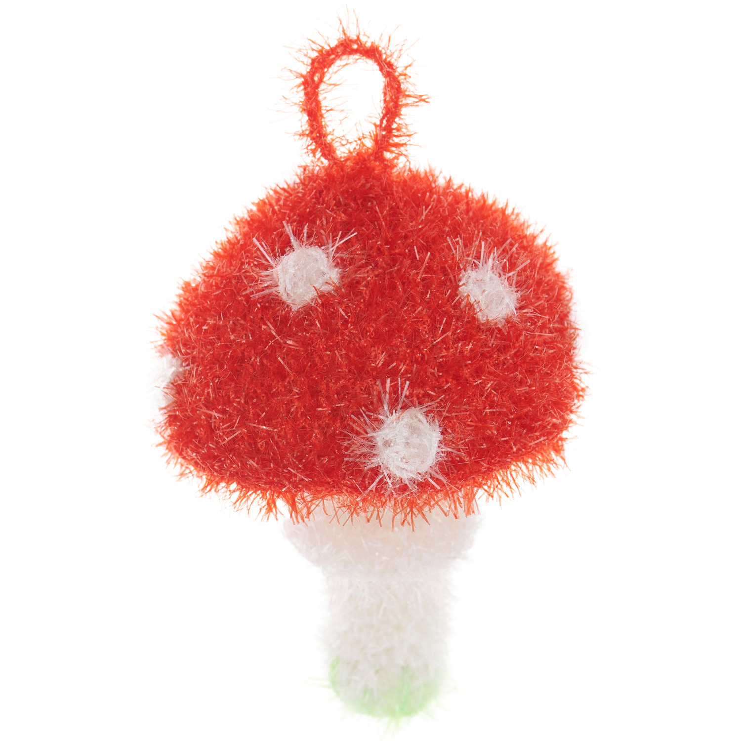 Häkelset Creative Bubble Shrooom von Rico Design Häkelset Creative Bubble Shrooom: Ein roter, flauschiger Schwamm in Pilzform von Rico Design.