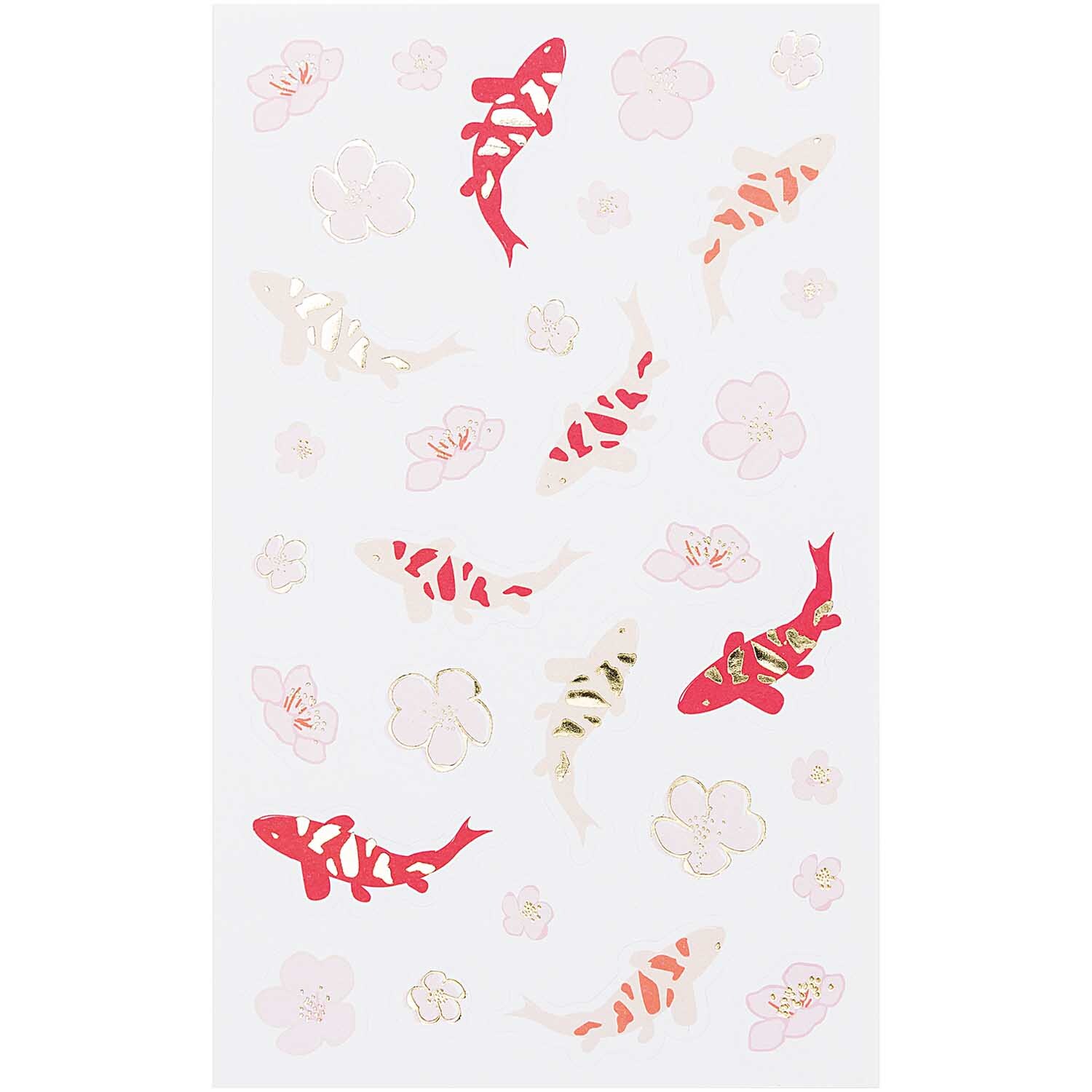 Paper Poetry Sticker Jardin Japonais Kois 75 Stück von Rico Design