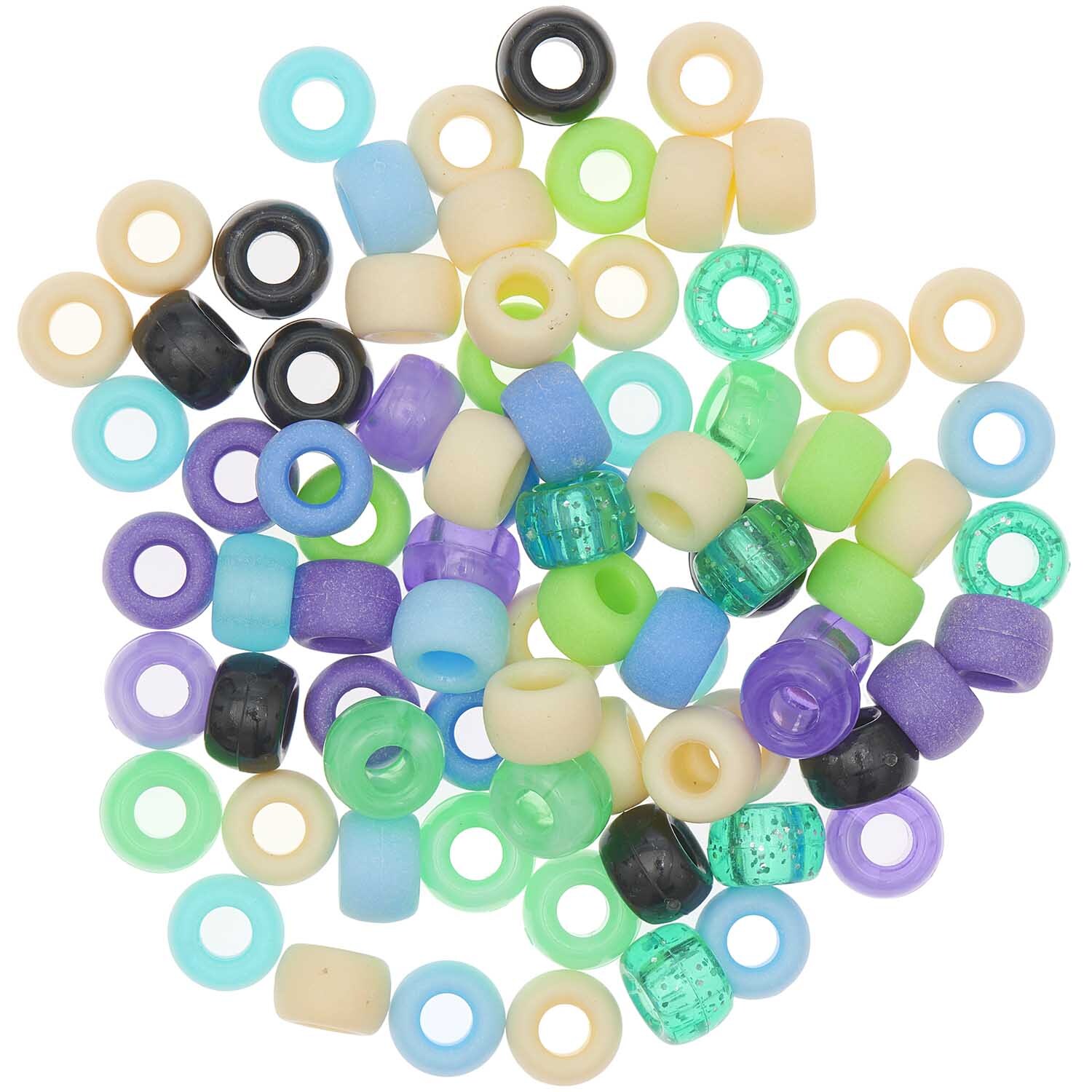 itoshii - Ponii Beads Aqua Mix 9x6mm 80 Stück von Rico Design Itoshii - Ponii Beads Aqua Mix 9x6mm, 80 Stück. Bunte Perlen in verschiedenen Formen und Farben, ideal für kreative Bastelprojekte.
