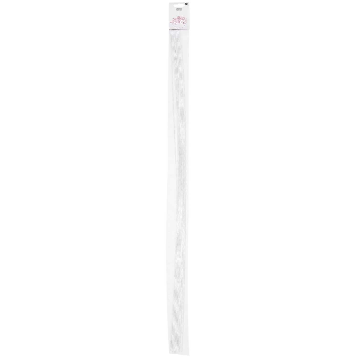 Papierdraht 1,8mm 1m 10 Stück Farbe Weiß von Rico Design Papierdraht 1,8mm 1m 10 Stück von Rico Design in Weiß, ideal für kreative Bastelprojekte.