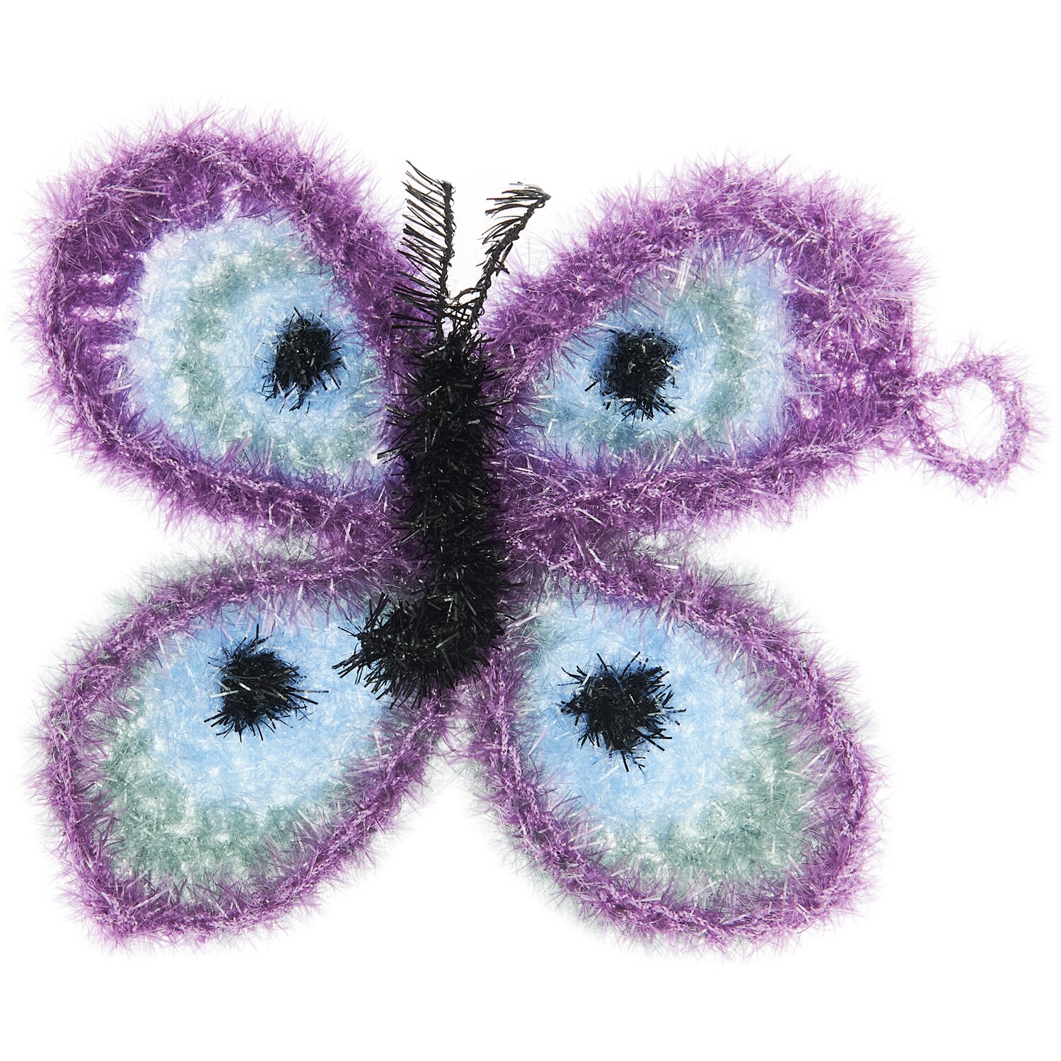Häkelset Creative Bubble Schmetterling von Rico Design Häkelset Creative Bubble Schmetterling von Rico Design zeigt einen flauschigen, bunten Schmetterling.