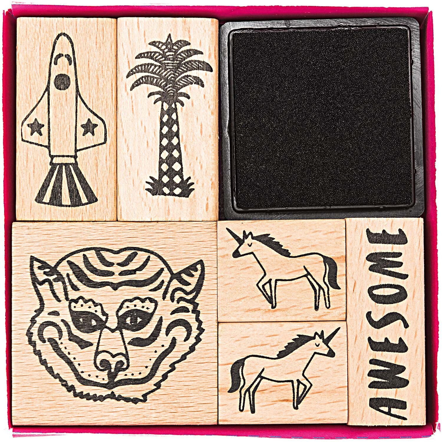 Paper Poetry stamp set Wonderland 6 pieces from Rico Design