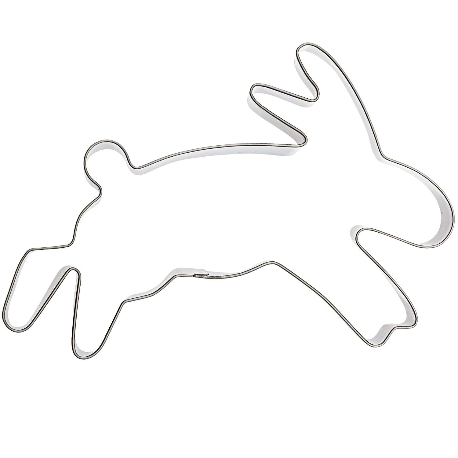 Keksausstecher Wonderland Hase von Rico Design in Form eines springenden Hasen, ideal für Osterplätzchen.