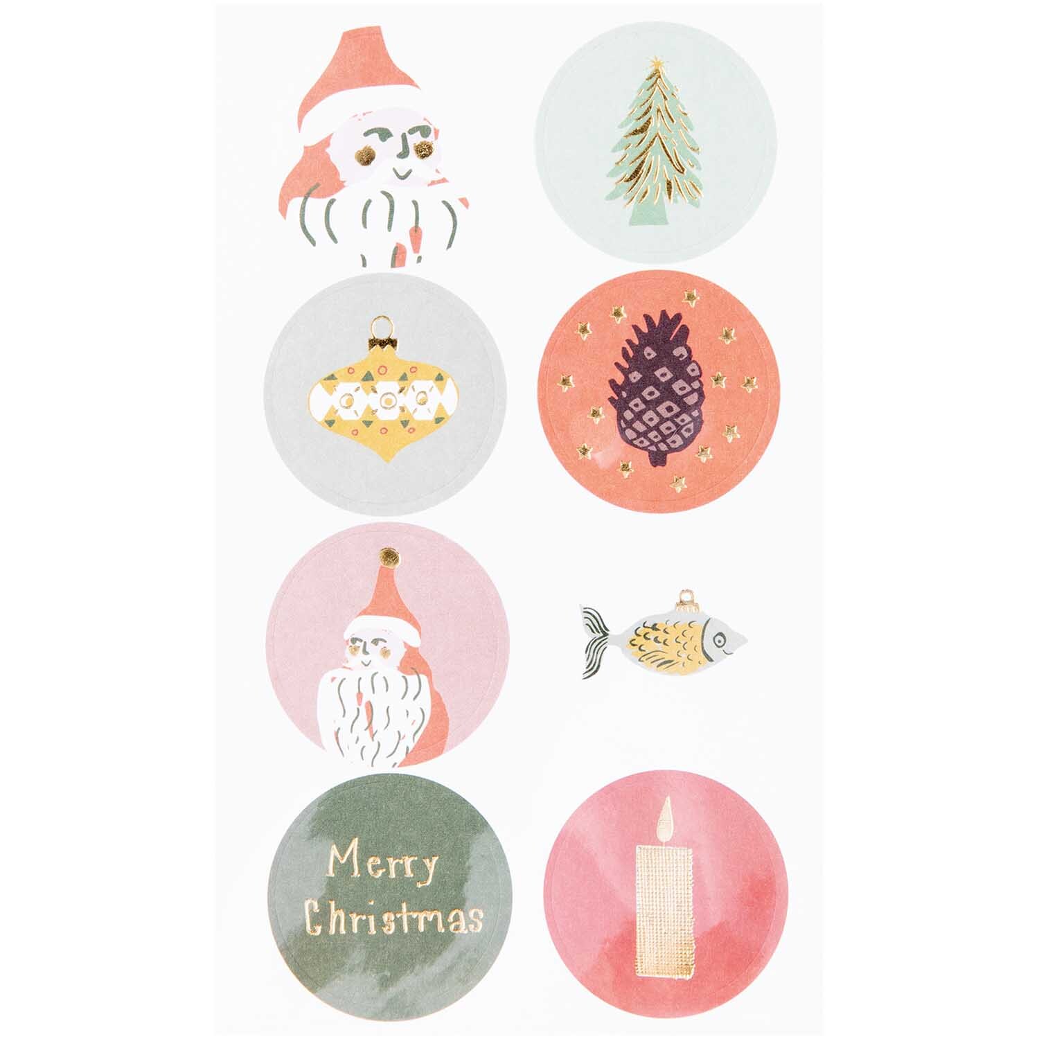 Paper Poetry Sticker Nostalgic Christmas classic 74 Stück von Rico Design