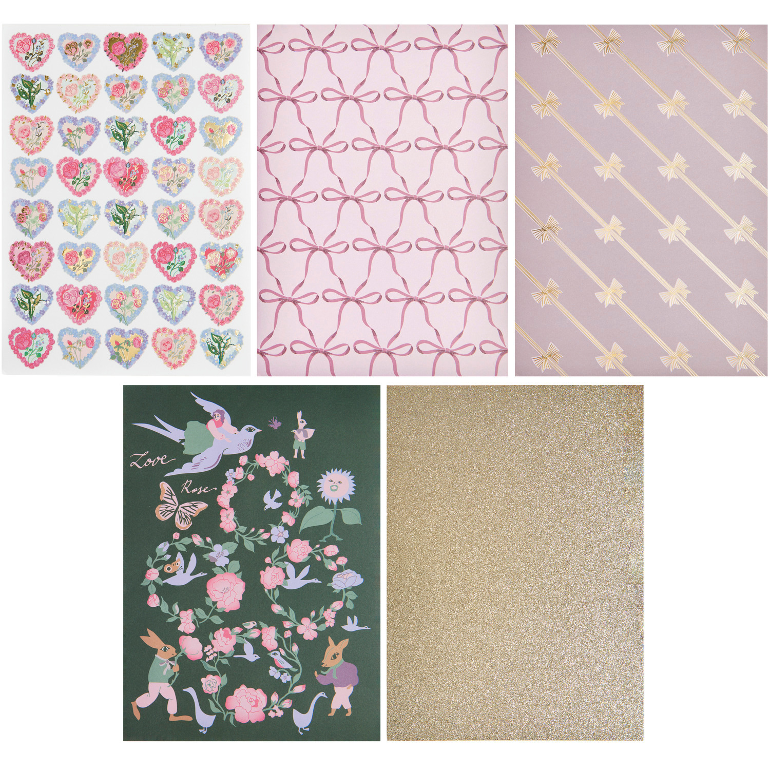 Paper Poetry Motivpapierblock La Vie En Rose 23 Blatt von Rico Design Paper Poetry Motivpapierblock La Vie En Rose mit 23 Blatt, Herz- und Schleifenmuster, florale Designs und Glitzerpapier in sanften Pastelltönen.