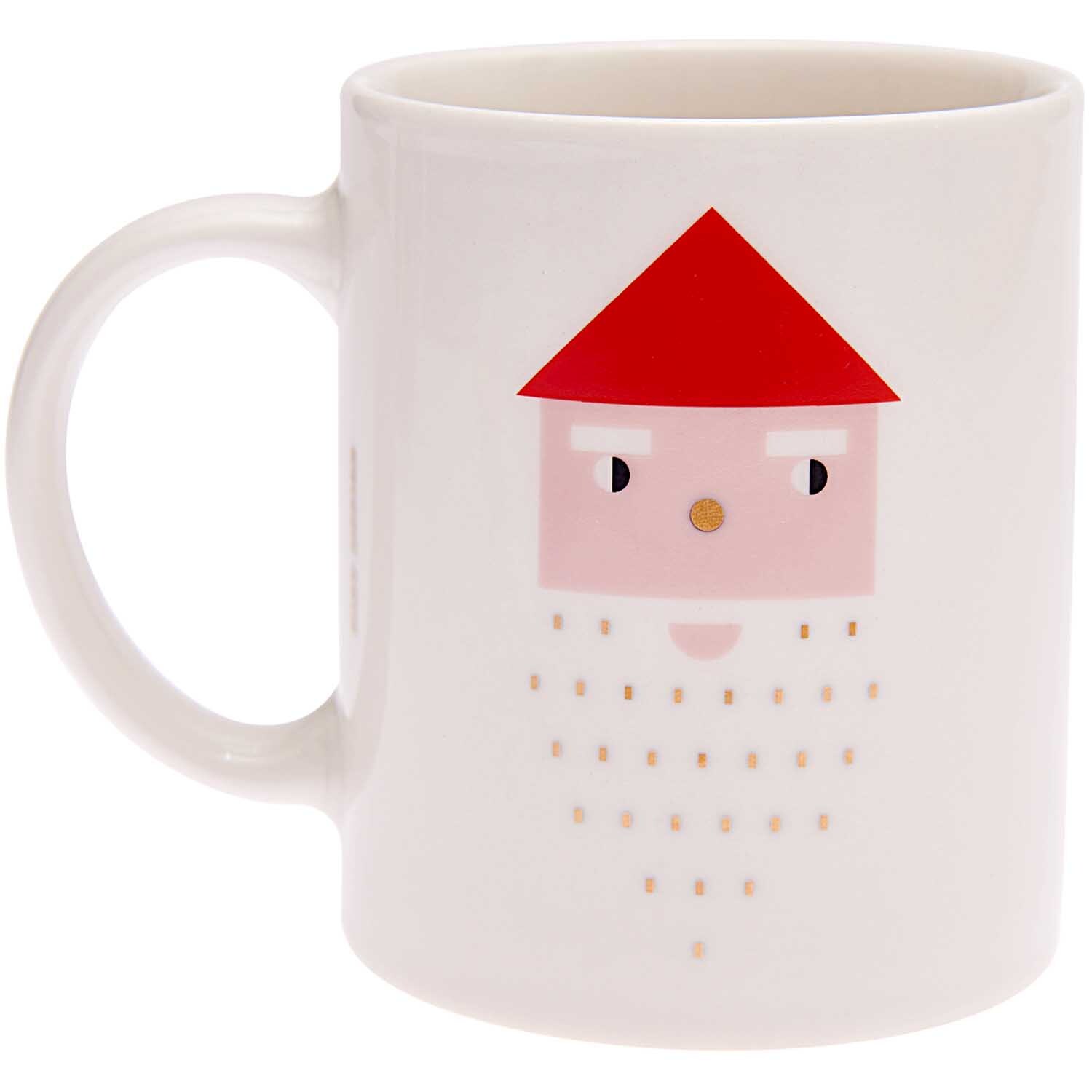 Porzellan Tasse Santa 8x9,5cm von Rico Design