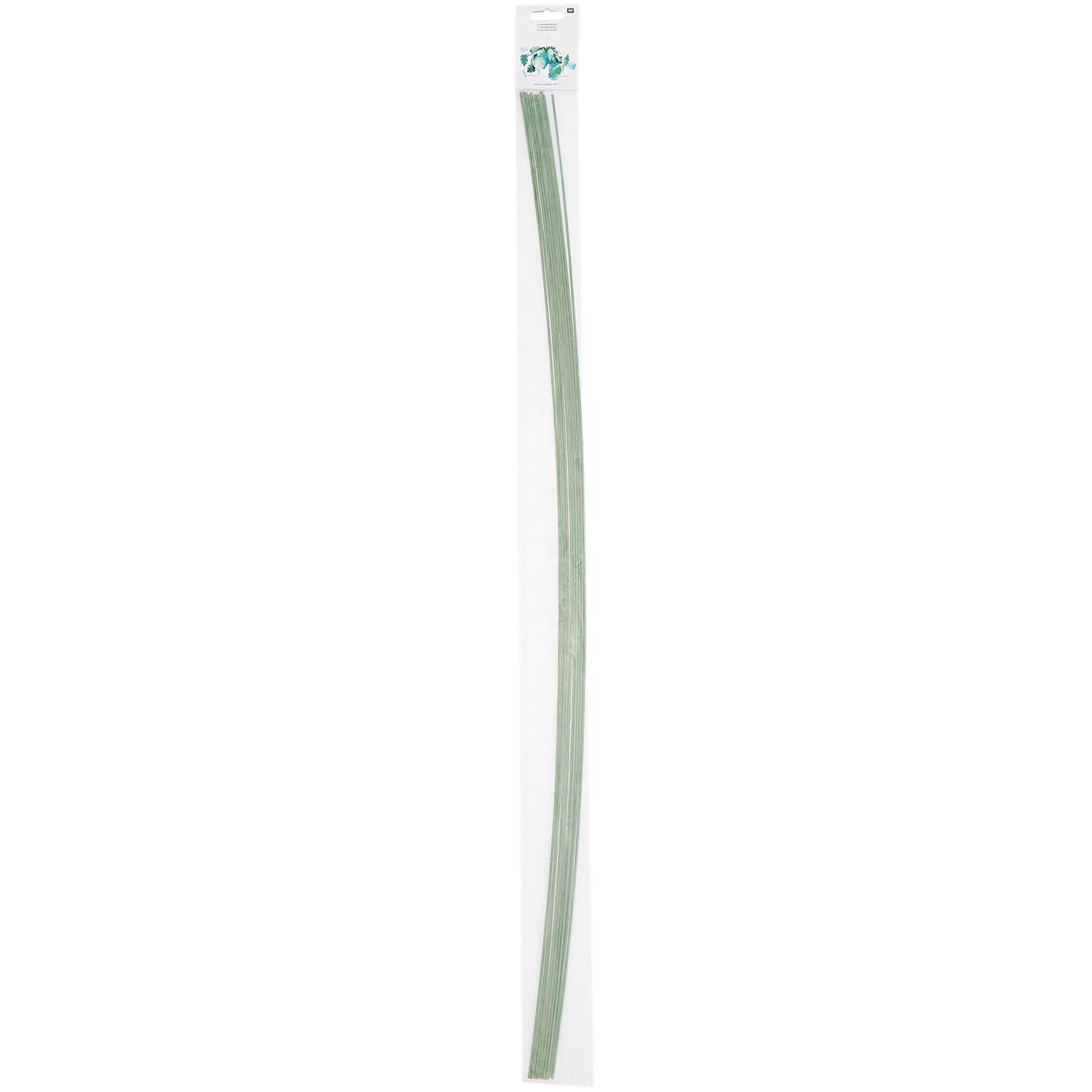 Papierdraht 1,8mm 1m 10 Stück Farbe Grün von Rico Design Papierdraht 1,8mm 1m 10 Stück von Rico Design in Grün, ideal für kreative Bastelprojekte.