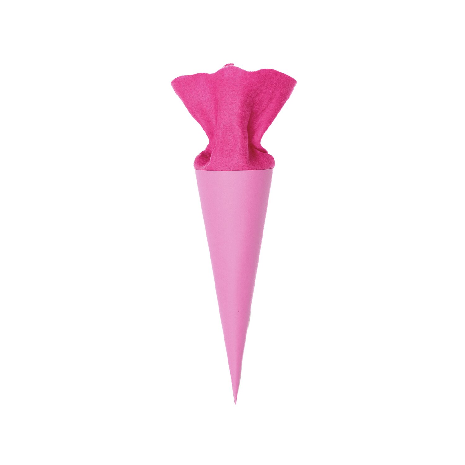 Schultüte Rohling mit Filzverschluss 35cm Farbe Pink von Rico Design Schultüte Rohling mit Filzverschluss in Pink, 35cm. Ideal für den Schulanfang, von Rico Design.